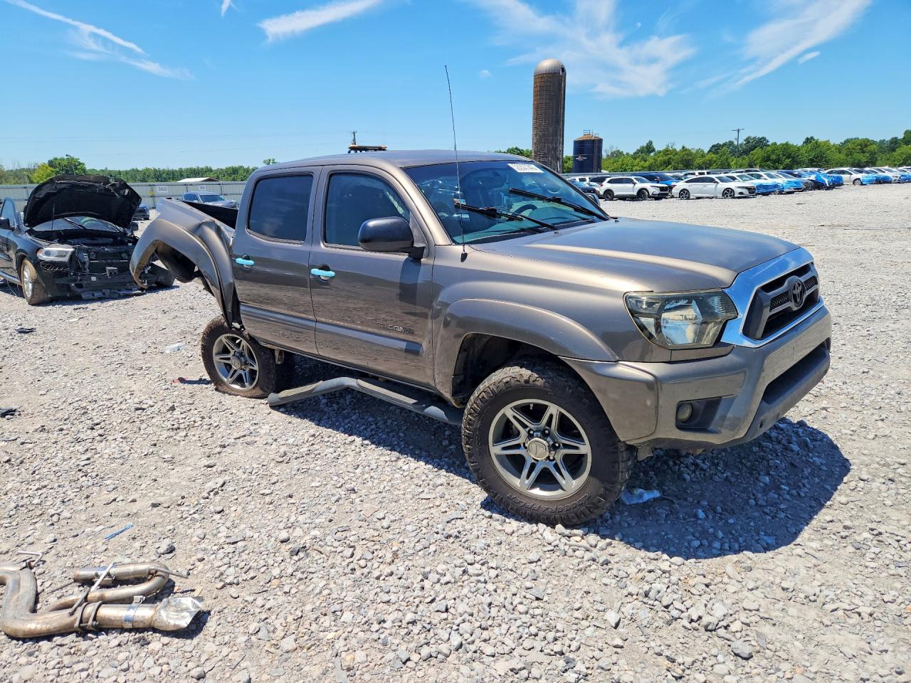 2013 Toyota Tacoma Double Cab Brown vin: 5TFJX4GN5DX019939