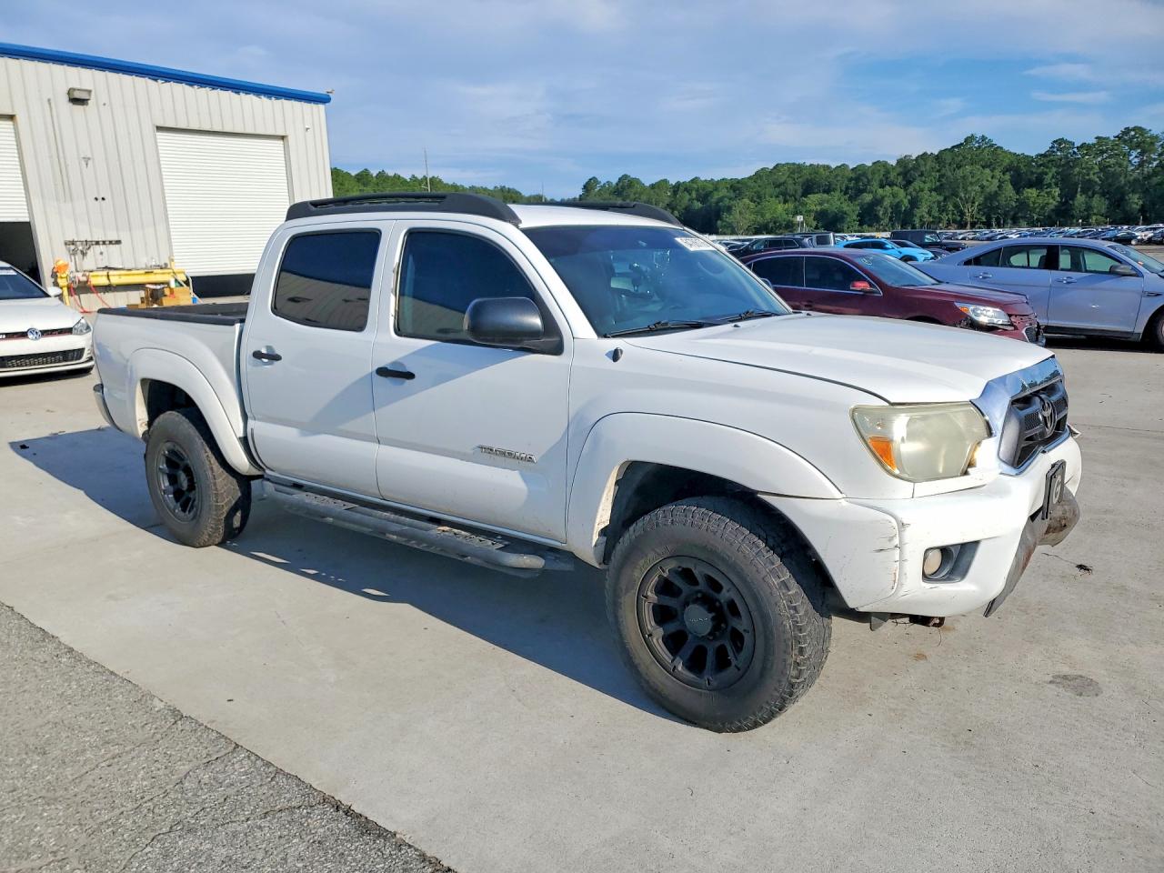 2013 Toyota Tacoma Double Cab White vin: 5TFJX4GN5DX024316