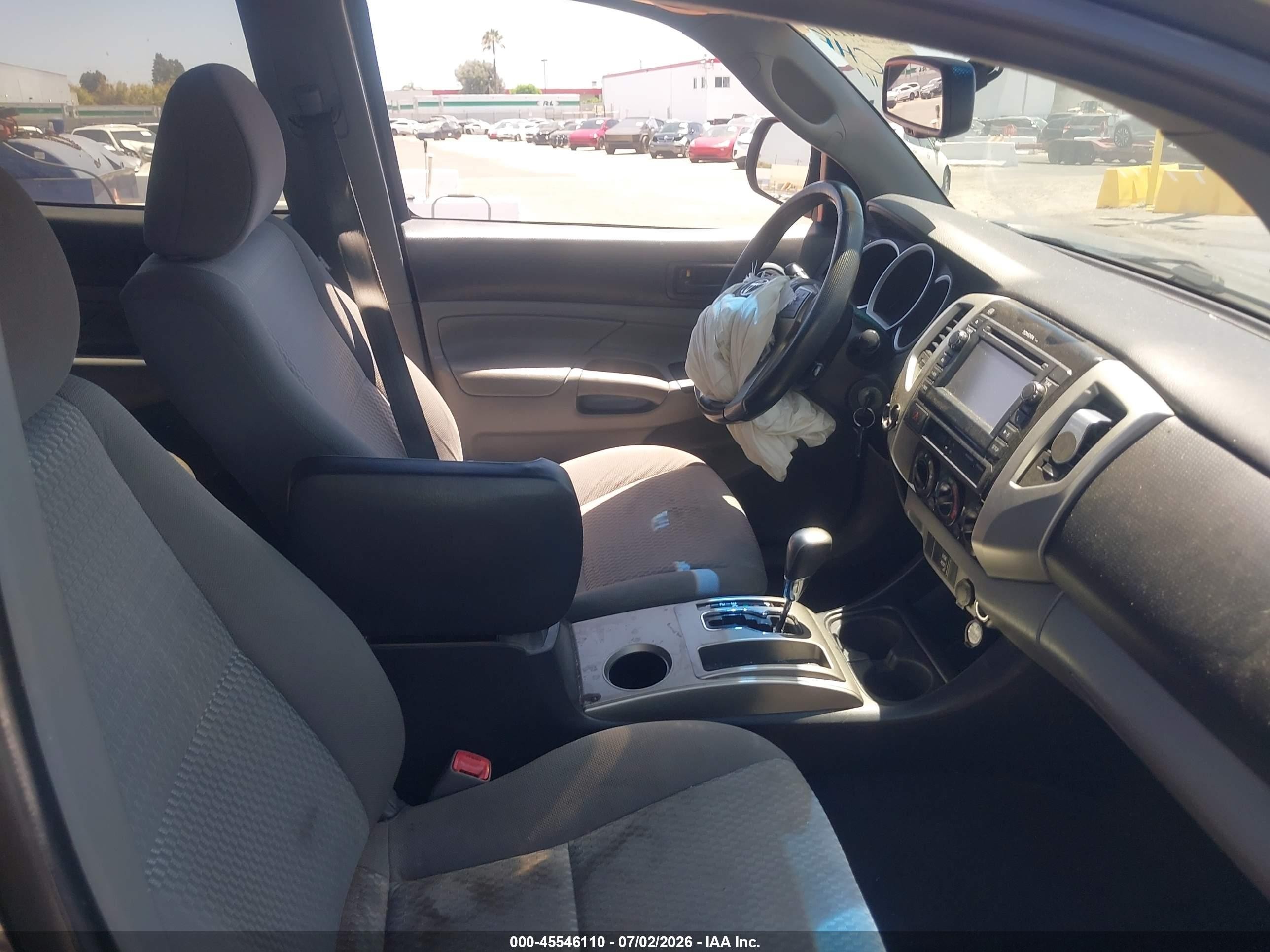 2013 Toyota Tacoma Prerunner Gray vin: 5TFJX4GN5DX024655