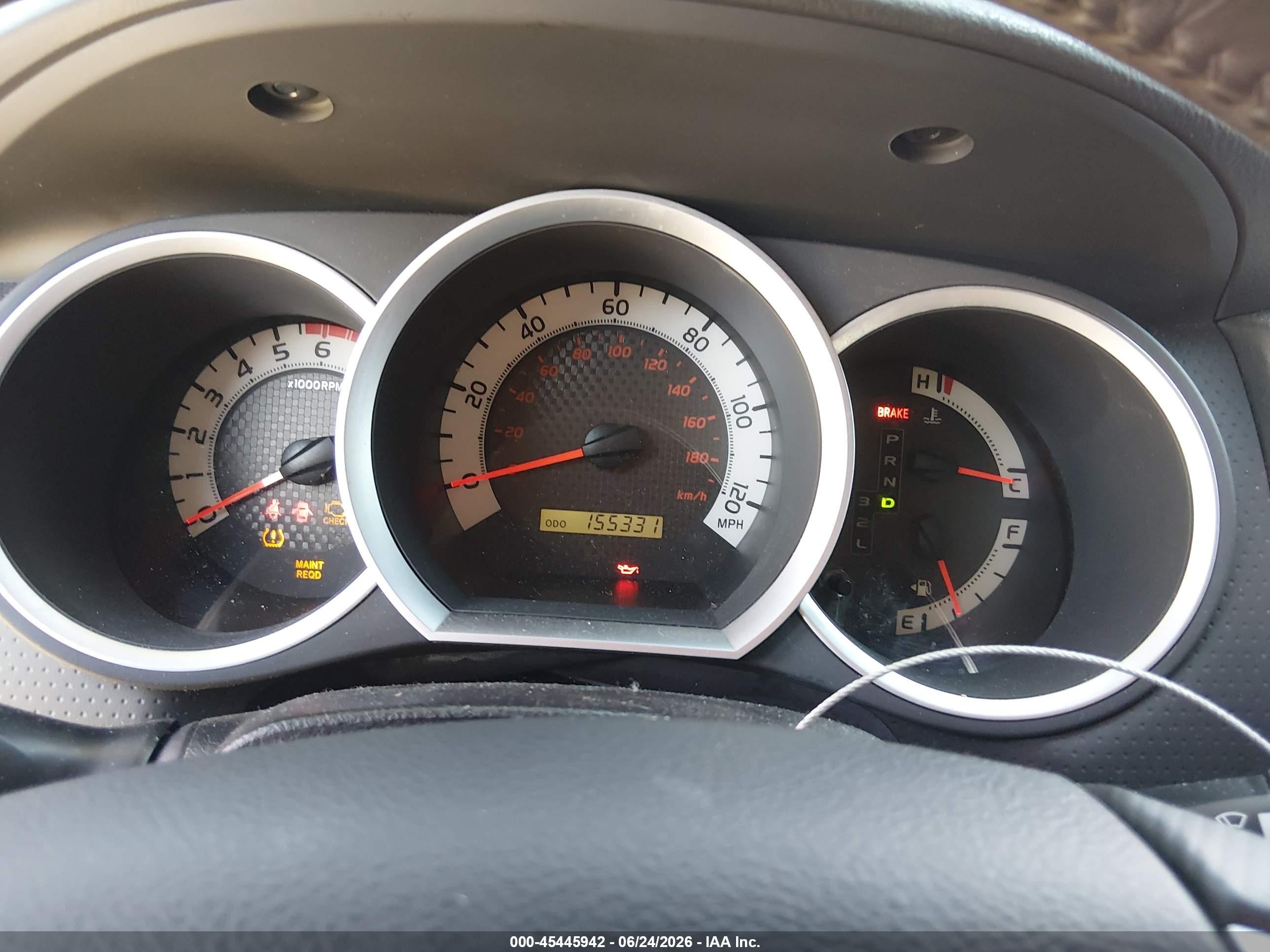 2014 Toyota Tacoma Prerunner Red vin: 5TFJX4GN5EX027945