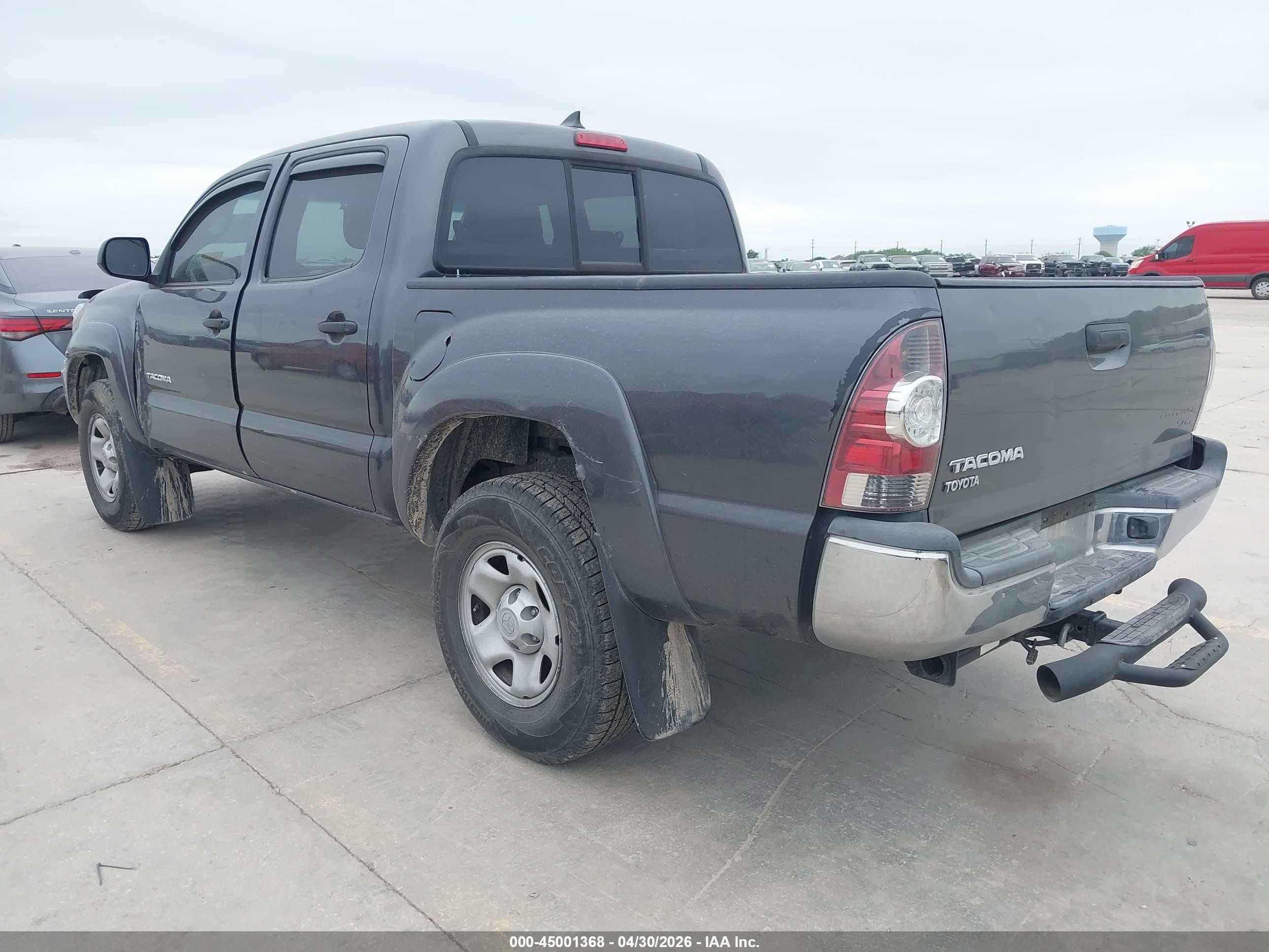 2012 Toyota Tacoma Prerunner Gray vin: 5TFJX4GN6CX014389