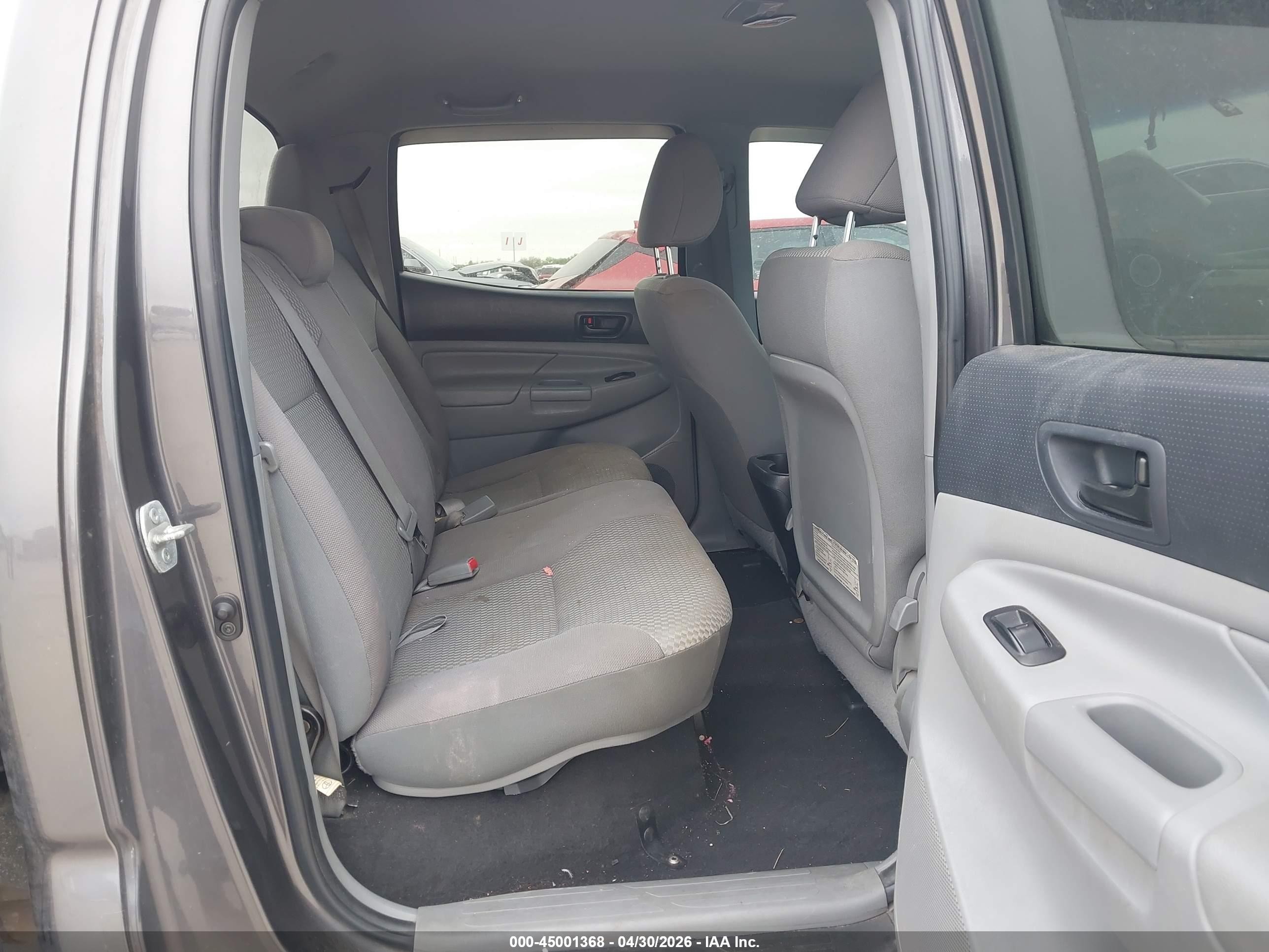 2012 Toyota Tacoma Prerunner Gray vin: 5TFJX4GN6CX014389