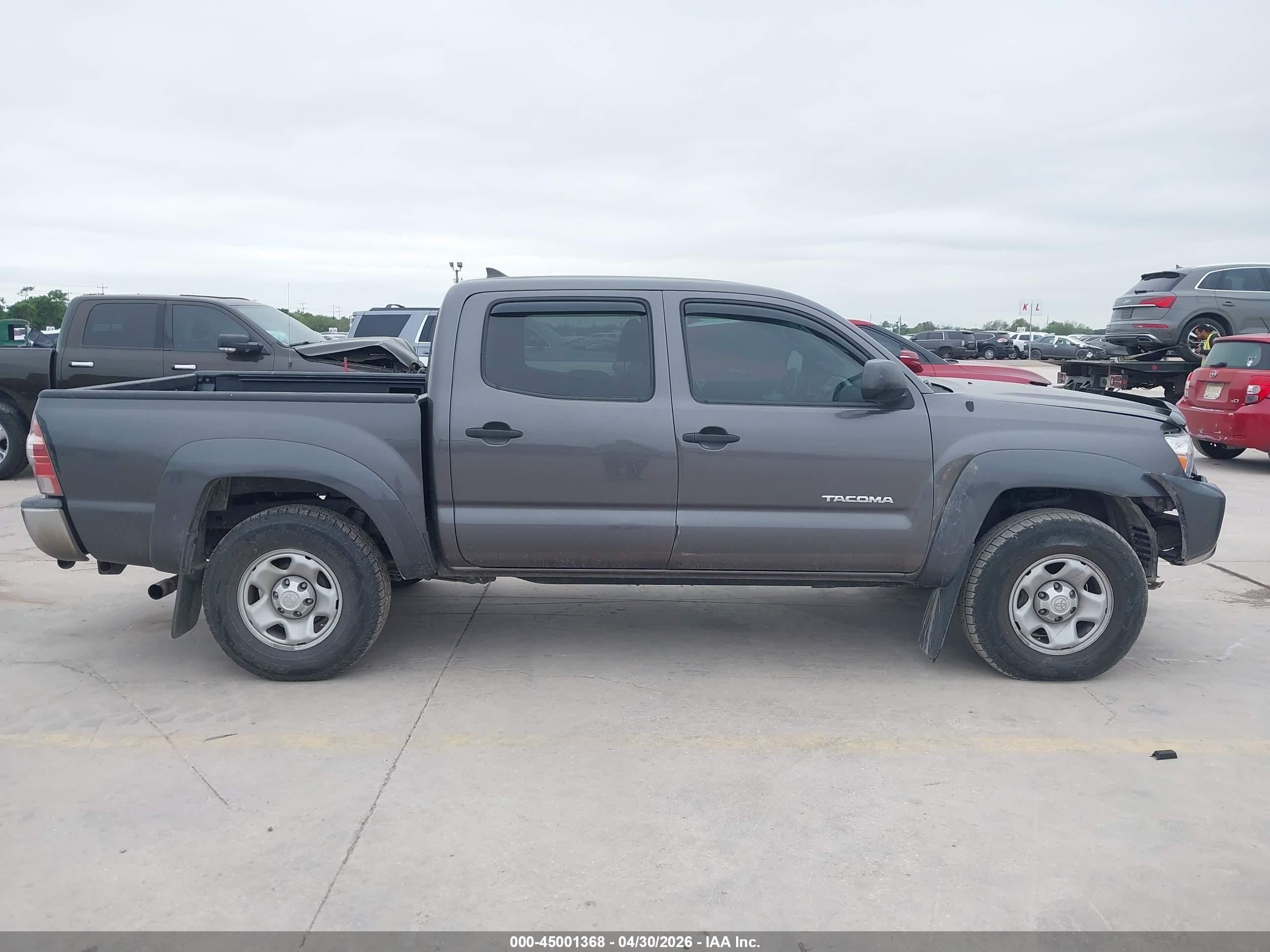 2012 Toyota Tacoma Prerunner Gray vin: 5TFJX4GN6CX014389