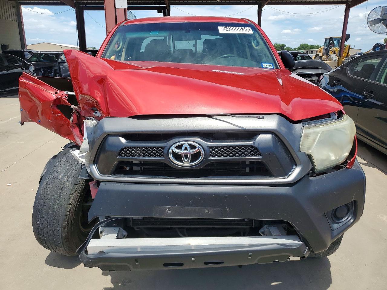 2014 Toyota Tacoma Double Cab Red vin: 5TFJX4GN6EX030272