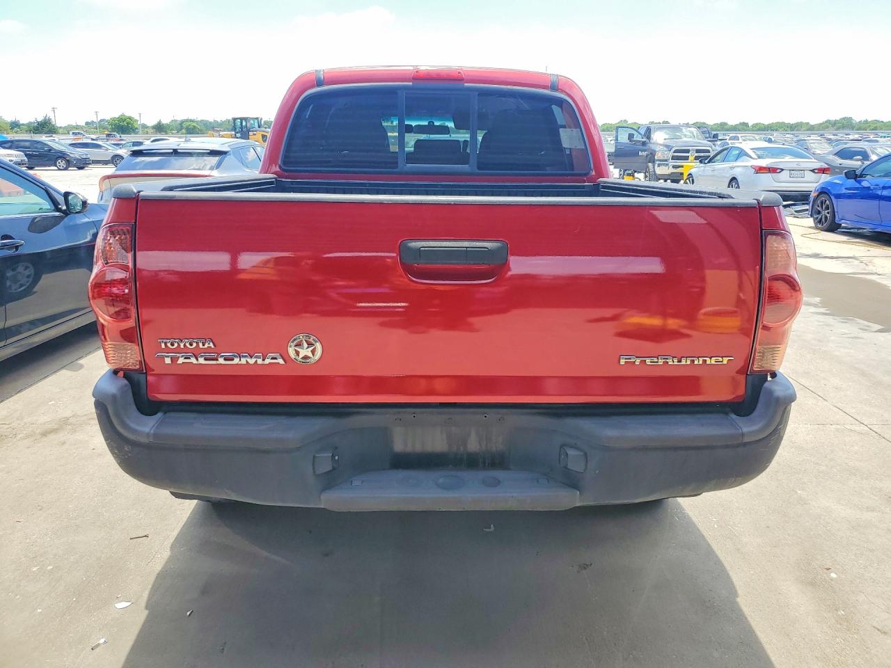 2014 Toyota Tacoma Double Cab Red vin: 5TFJX4GN6EX030272