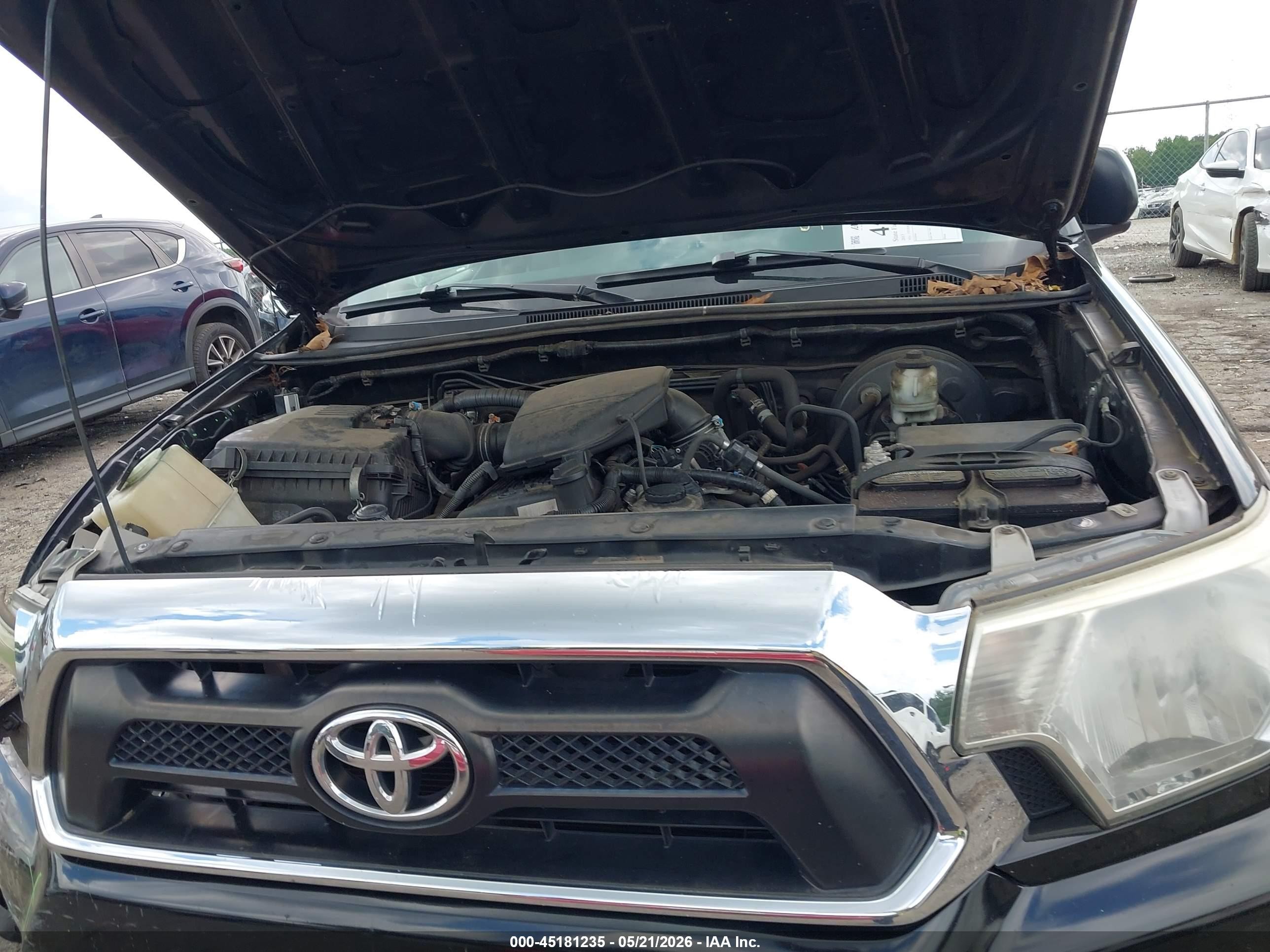 2013 Toyota Tacoma Prerunner Черный vin: 5TFJX4GN7DX025726