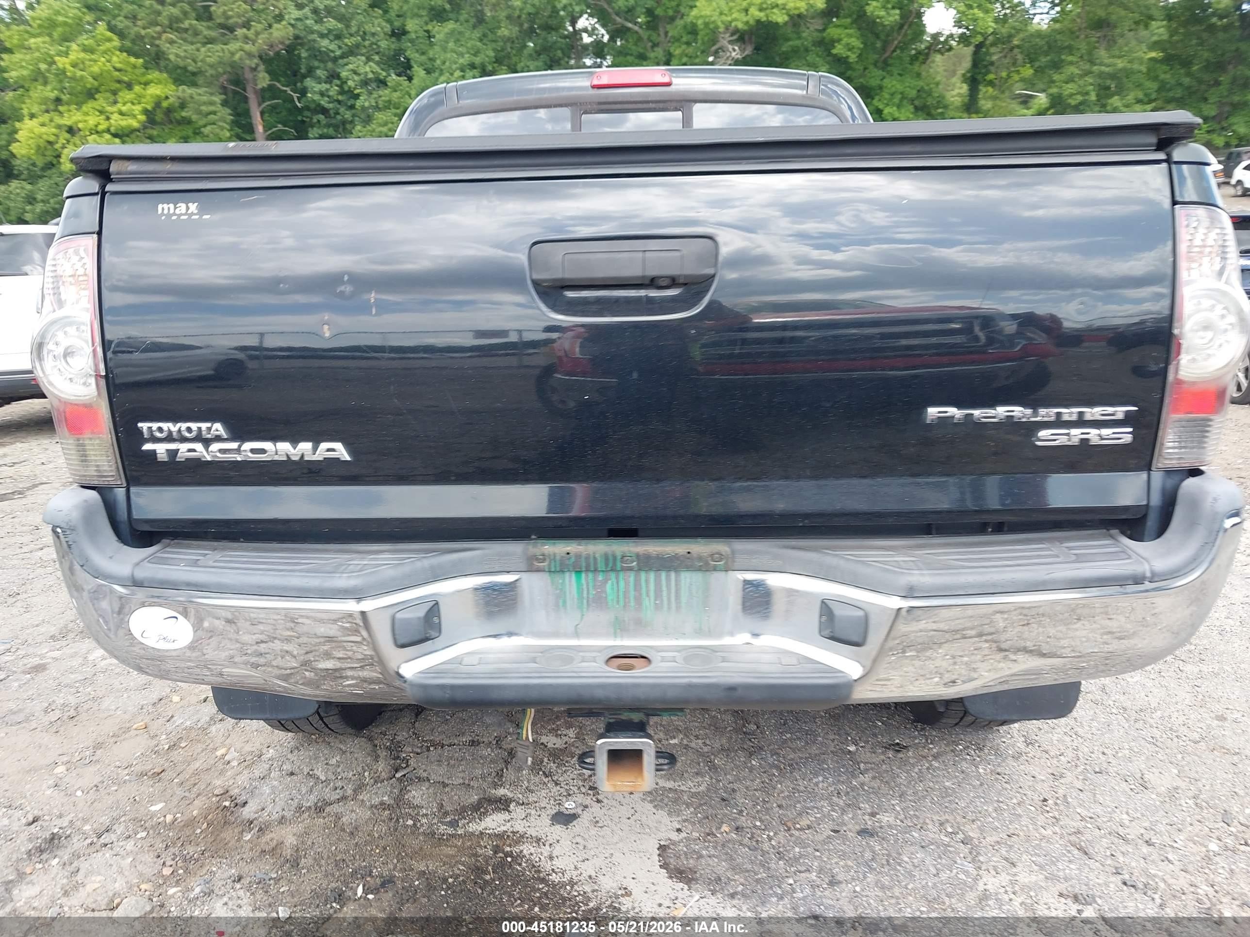 2013 Toyota Tacoma Prerunner Черный vin: 5TFJX4GN7DX025726
