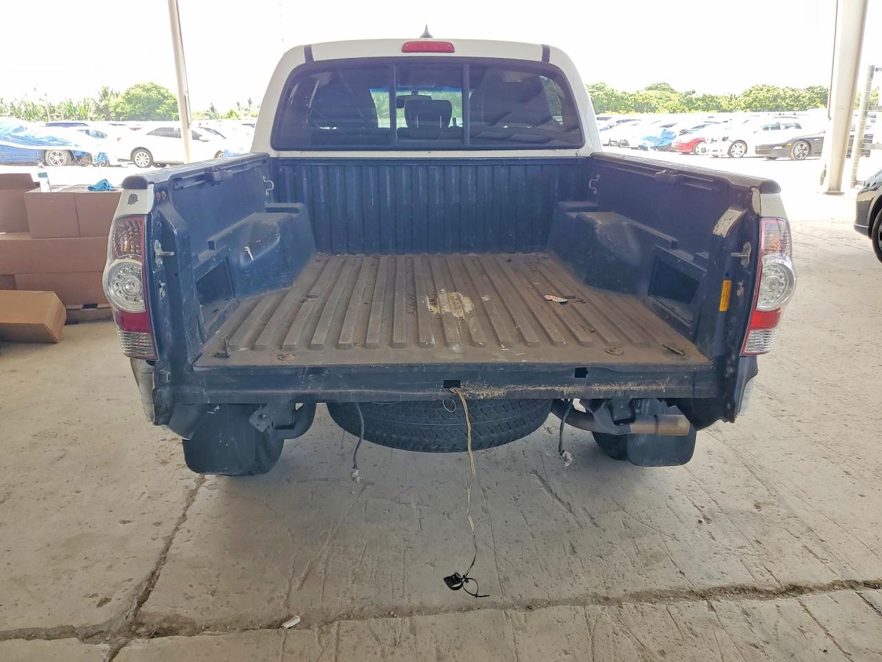 2015 Toyota Tacoma Double Cab Prerunner White vin: 5TFJX4GN7FX037183