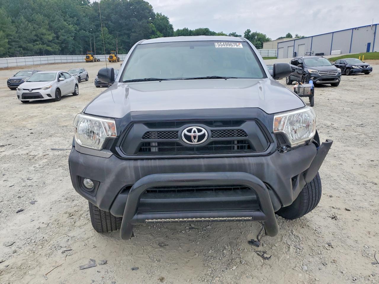 2015 Toyota Tacoma Double Cab Prerunner Серебряный vin: 5TFJX4GN7FX047583