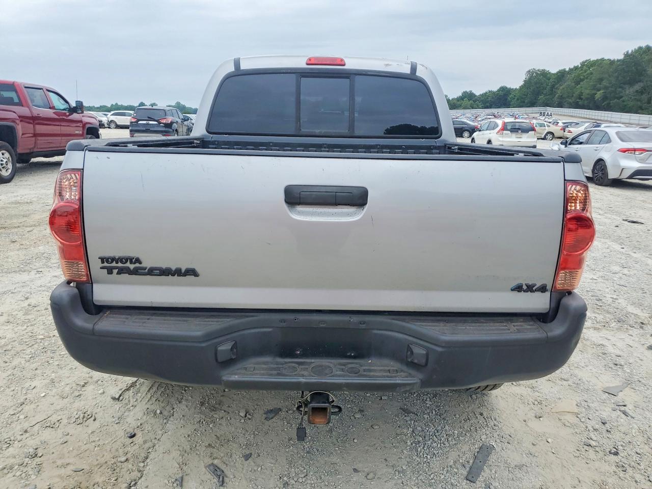 2015 Toyota Tacoma Double Cab Prerunner Серебряный vin: 5TFJX4GN7FX047583