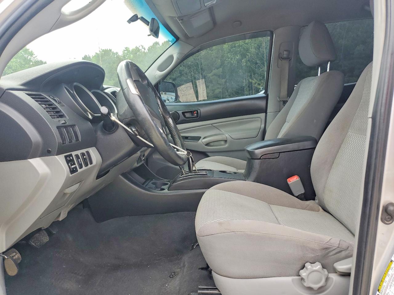 2015 Toyota Tacoma Double Cab Prerunner Серебряный vin: 5TFJX4GN7FX047583
