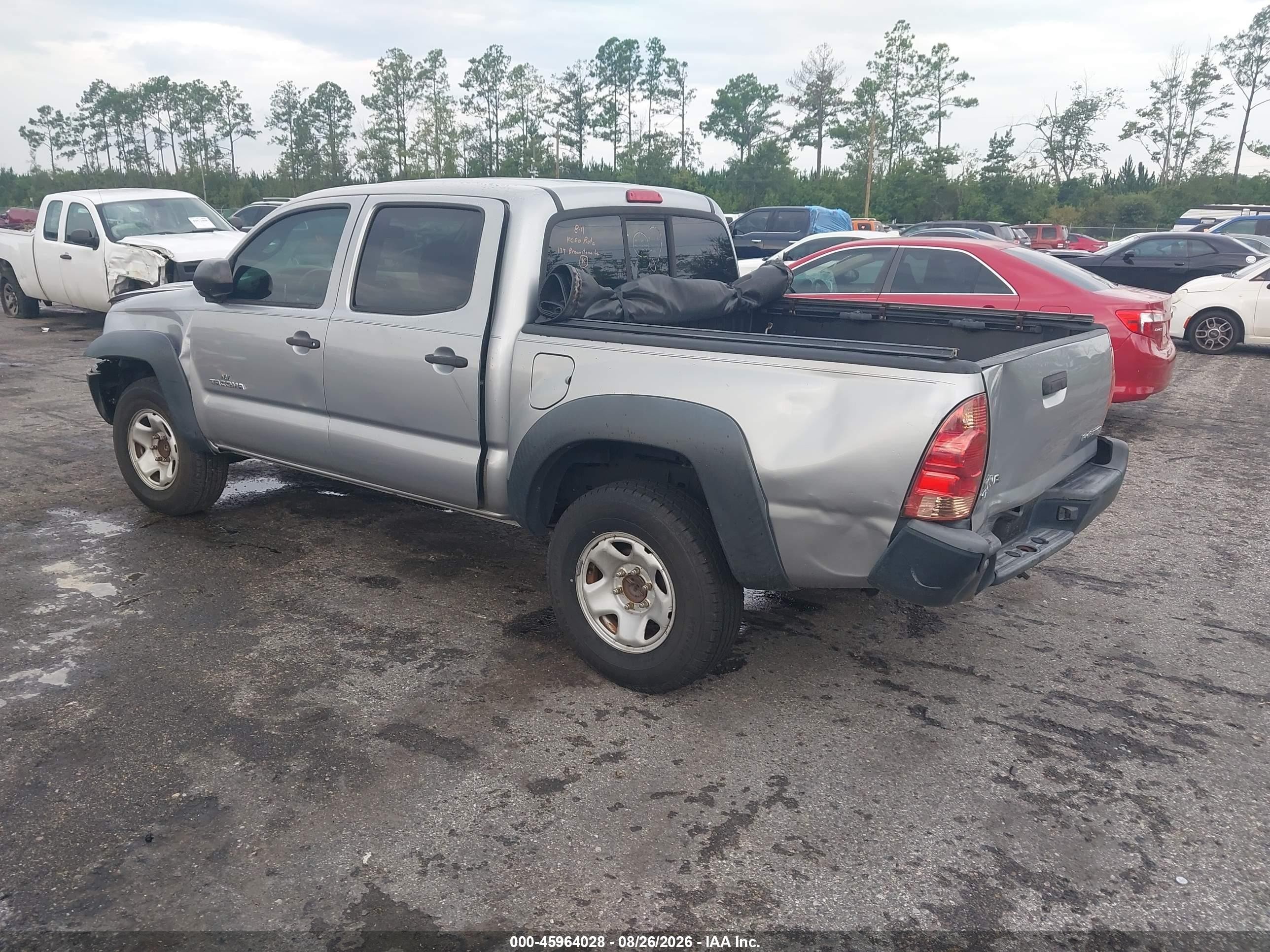 2015 Toyota Tacoma Prerunner Silver vin: 5TFJX4GN7FX050418