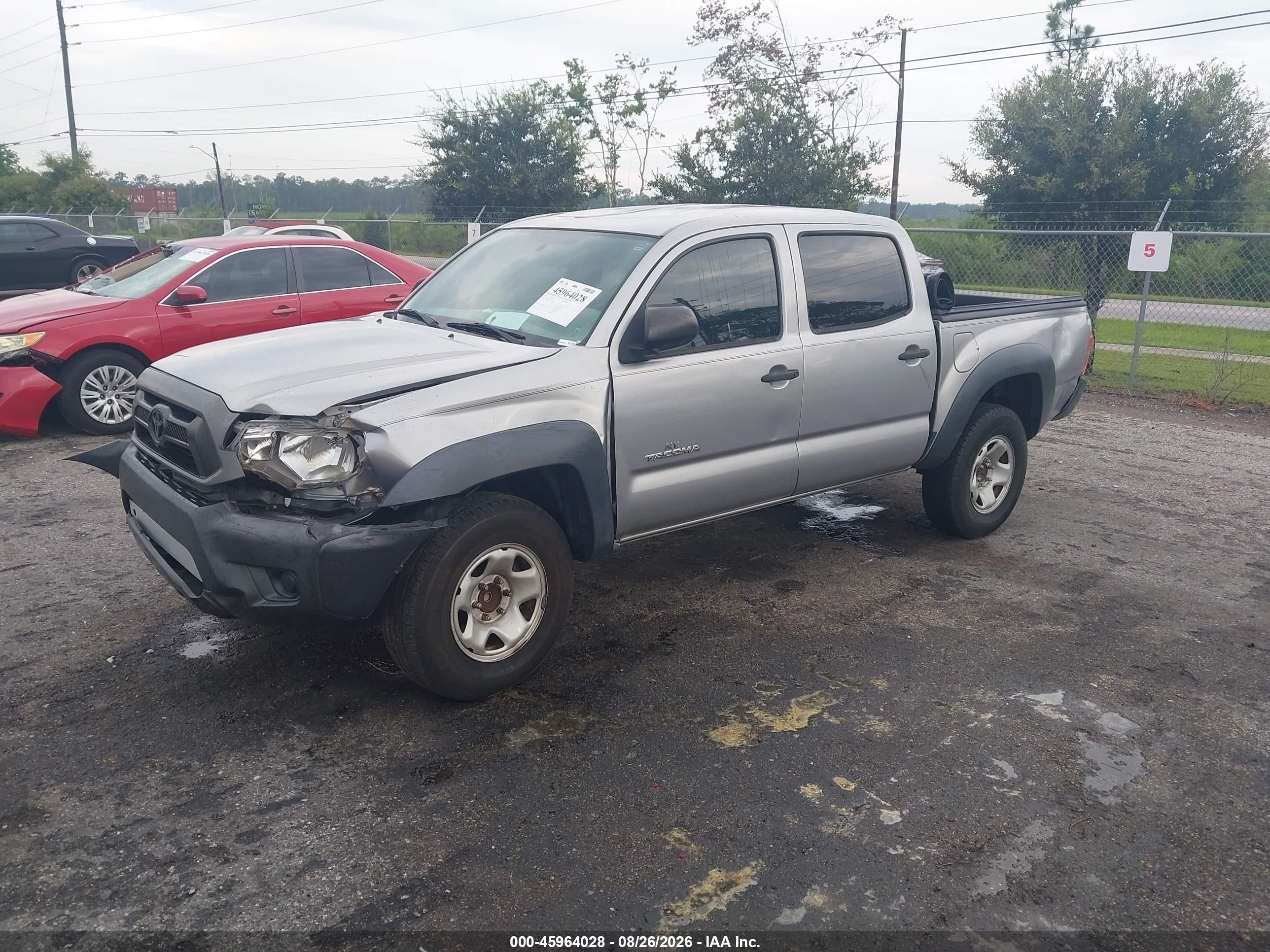 2015 Toyota Tacoma Prerunner Silver vin: 5TFJX4GN7FX050418