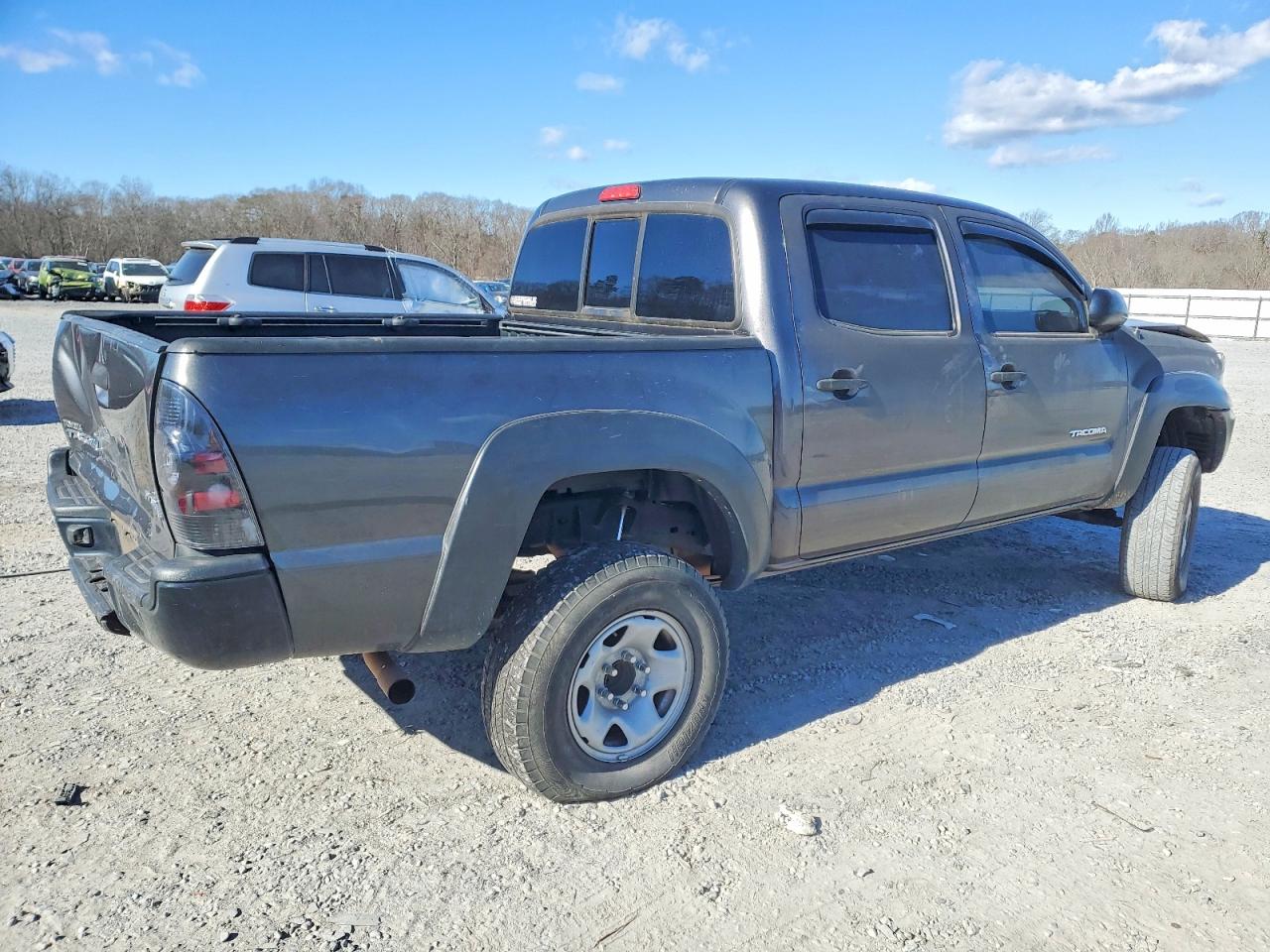 2015 Toyota Tacoma Double Cab Prerunner Серый vin: 5TFJX4GN8FX044627