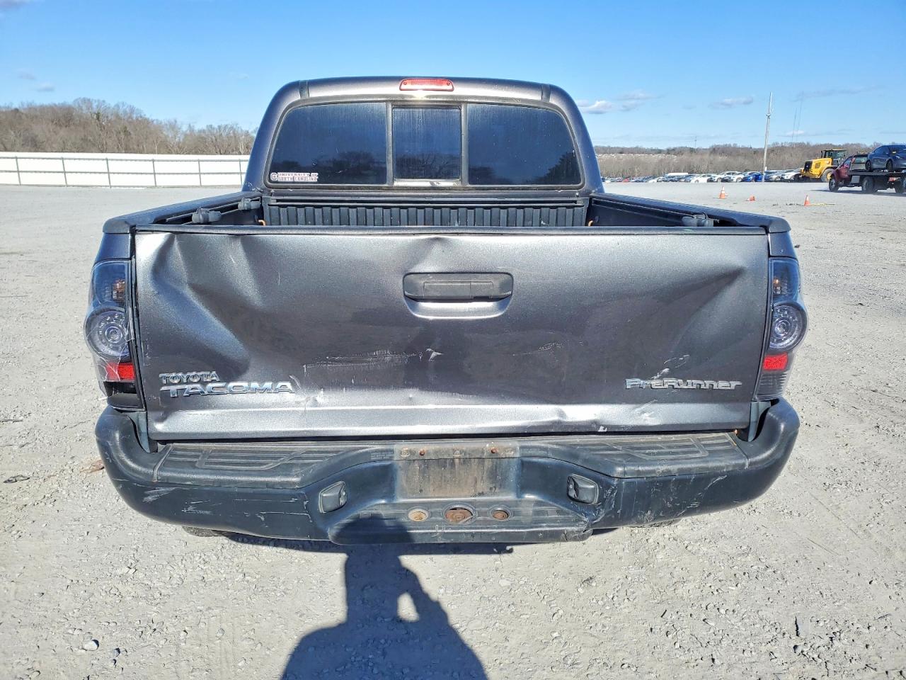 2015 Toyota Tacoma Double Cab Prerunner Серый vin: 5TFJX4GN8FX044627