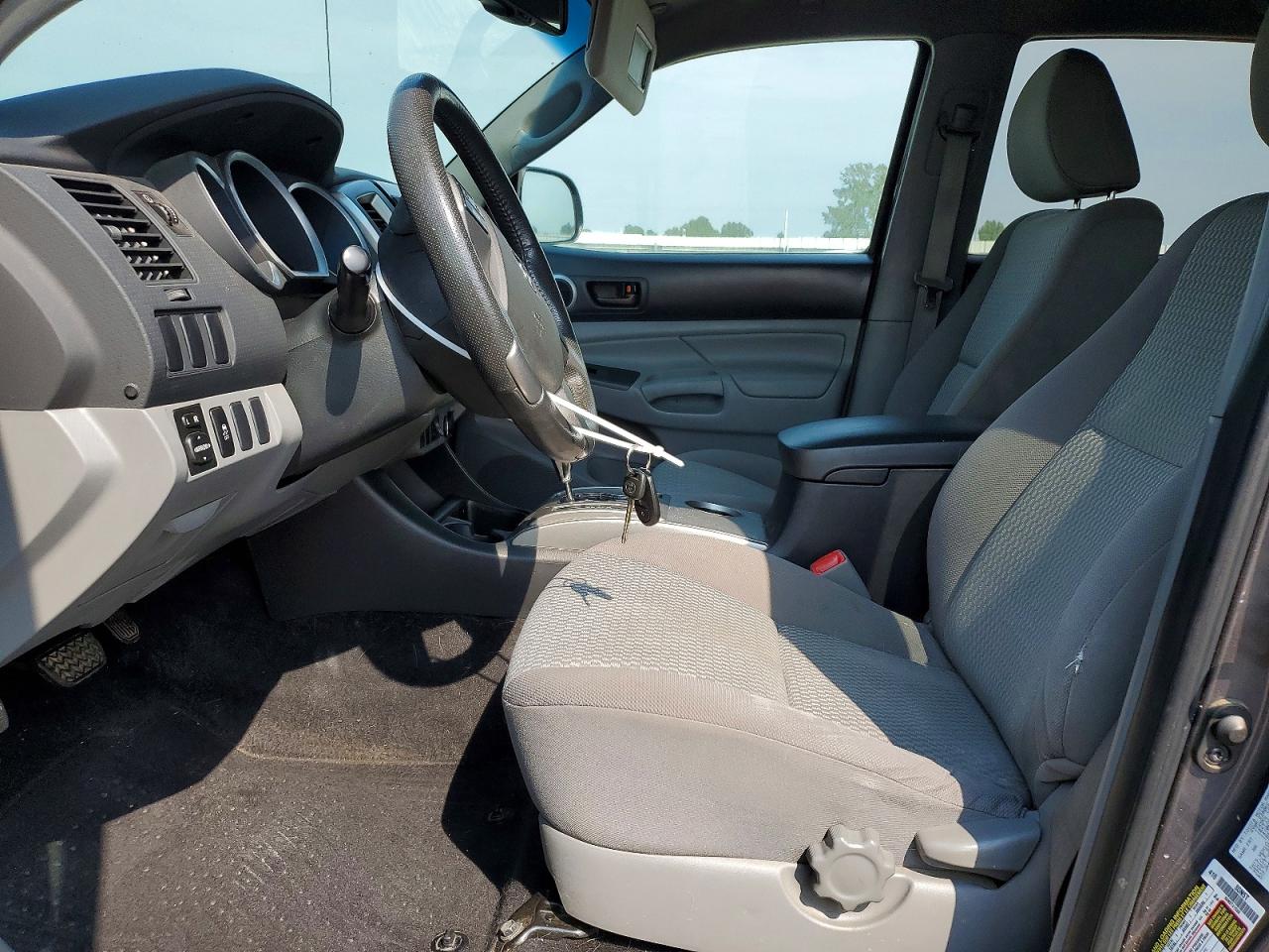 2013 Toyota Tacoma Double Cab Gray vin: 5TFJX4GNXDX015594