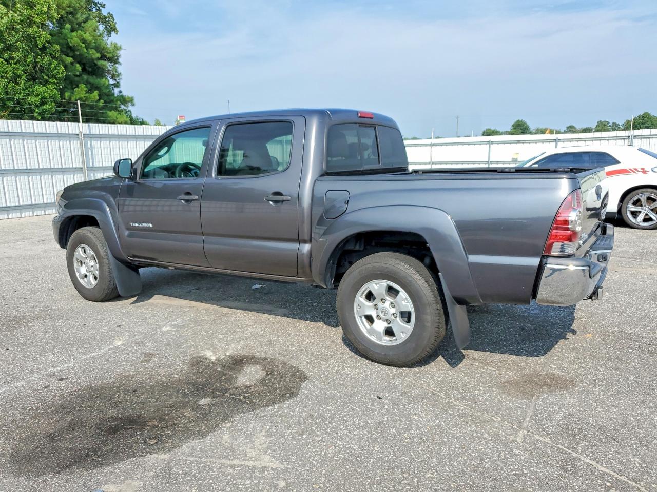 2013 Toyota Tacoma Double Cab Gray vin: 5TFJX4GNXDX015594
