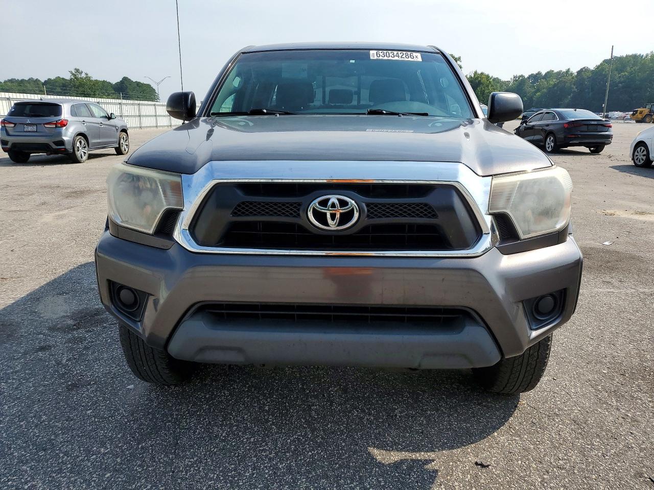 2013 Toyota Tacoma Double Cab Gray vin: 5TFJX4GNXDX015594
