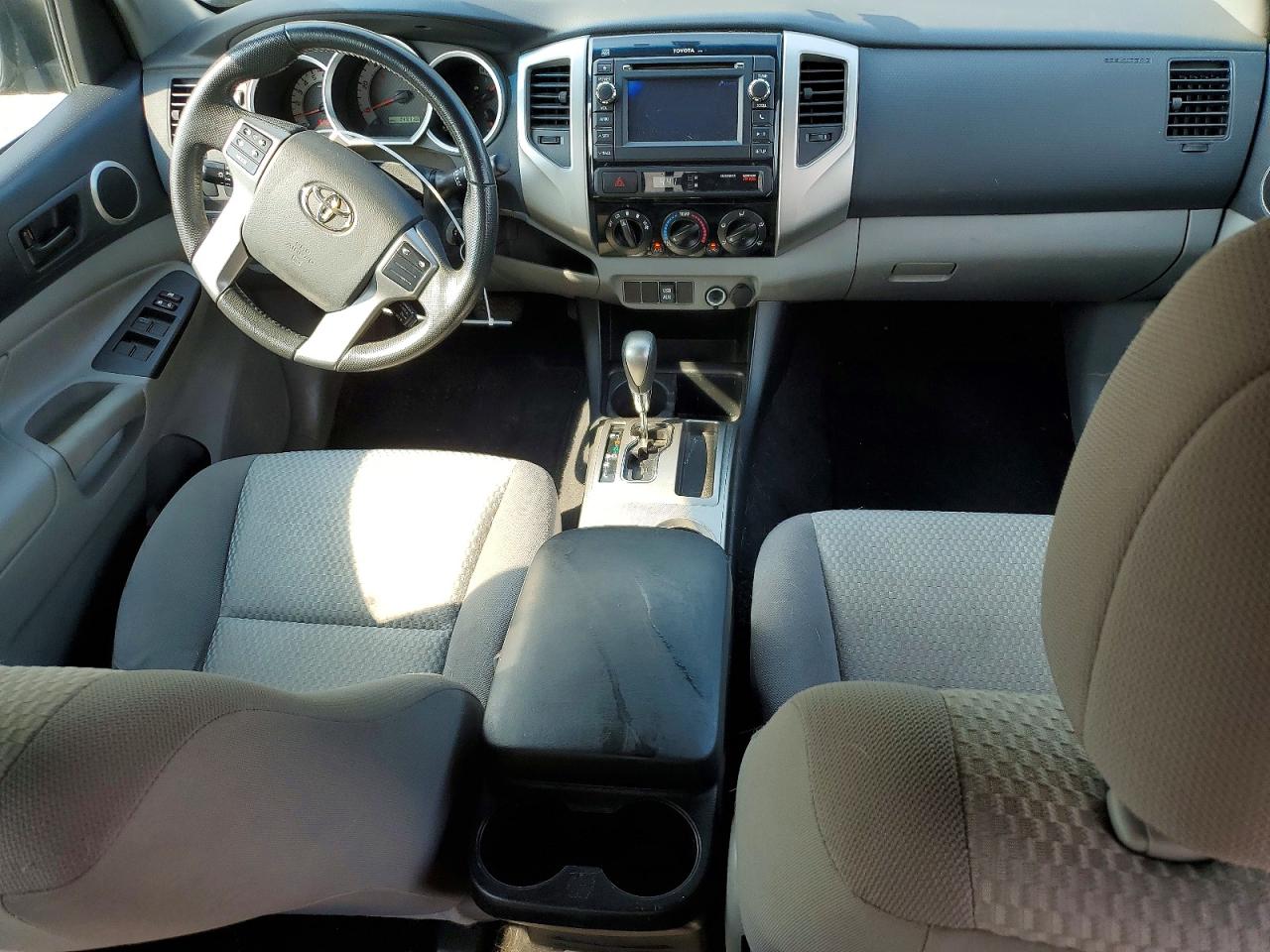 2013 Toyota Tacoma Double Cab Gray vin: 5TFJX4GNXDX015594