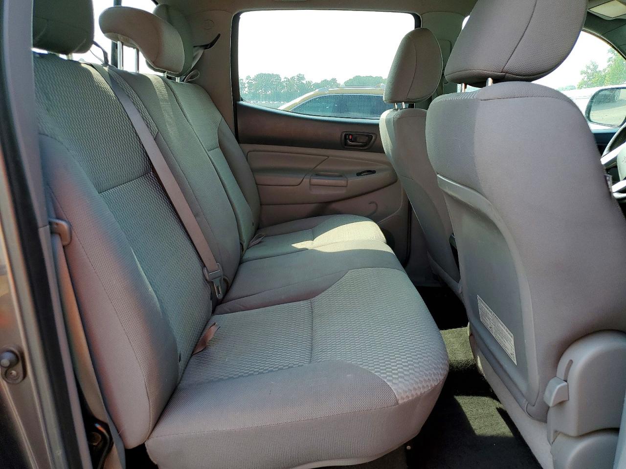2013 Toyota Tacoma Double Cab Gray vin: 5TFJX4GNXDX015594