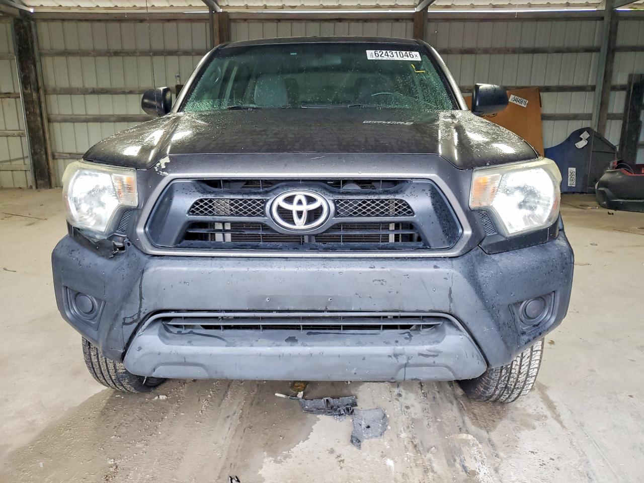 2014 Toyota Tacoma Double Cab Gray vin: 5TFJX4GNXEX030128