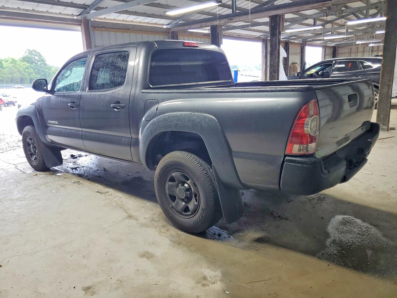 2014 Toyota Tacoma Double Cab Gray vin: 5TFJX4GNXEX030128