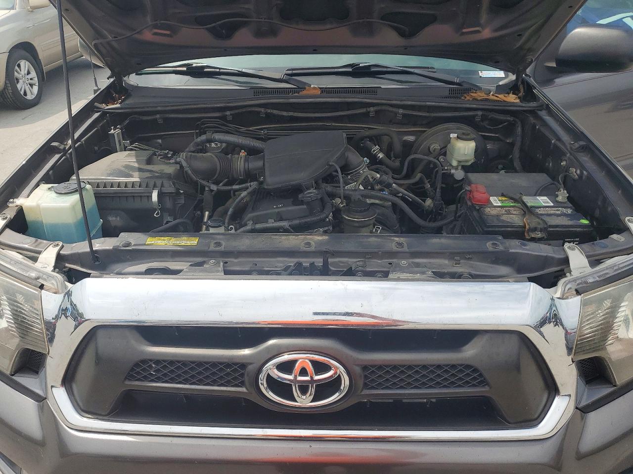 2014 Toyota Tacoma Double Cab Gray vin: 5TFJX4GNXEX034227
