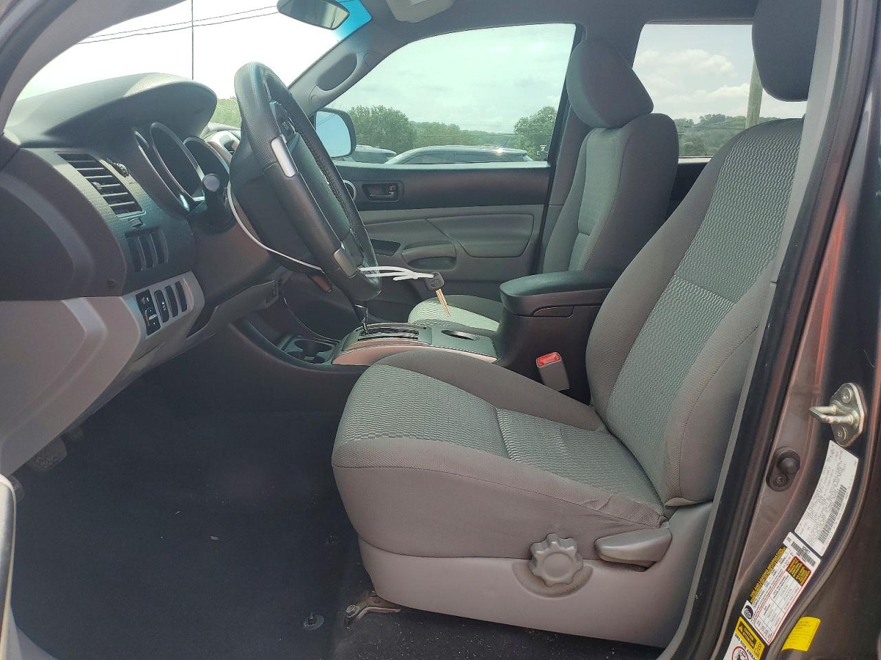 2014 Toyota Tacoma Double Cab Gray vin: 5TFJX4GNXEX034227