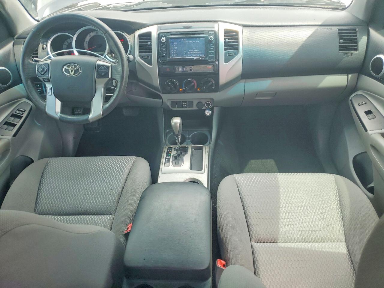 2014 Toyota Tacoma Double Cab Gray vin: 5TFJX4GNXEX034227