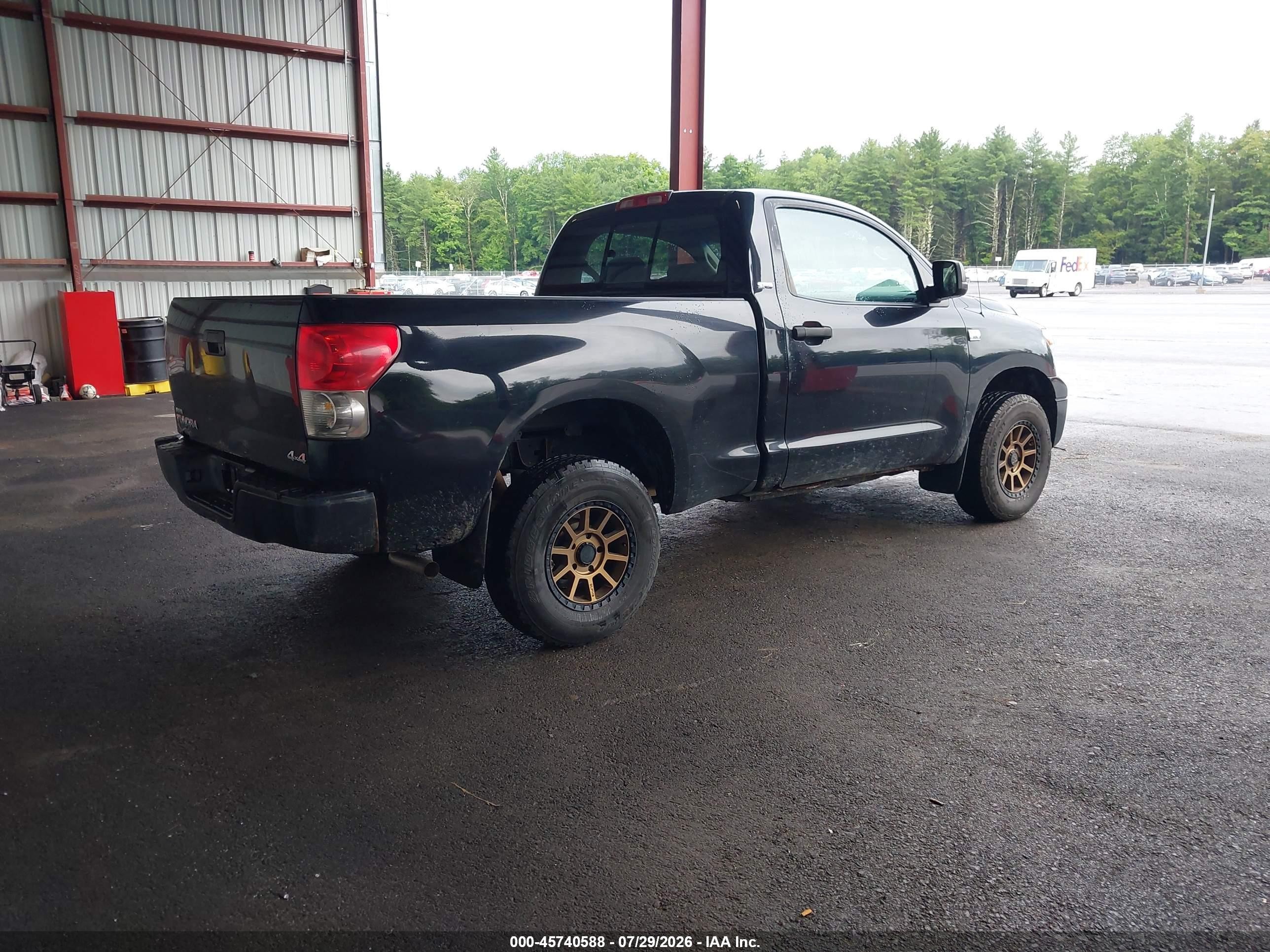 2008 Toyota Tundra Base 4.7l V8 Gray vin: 5TFKT52178X002348