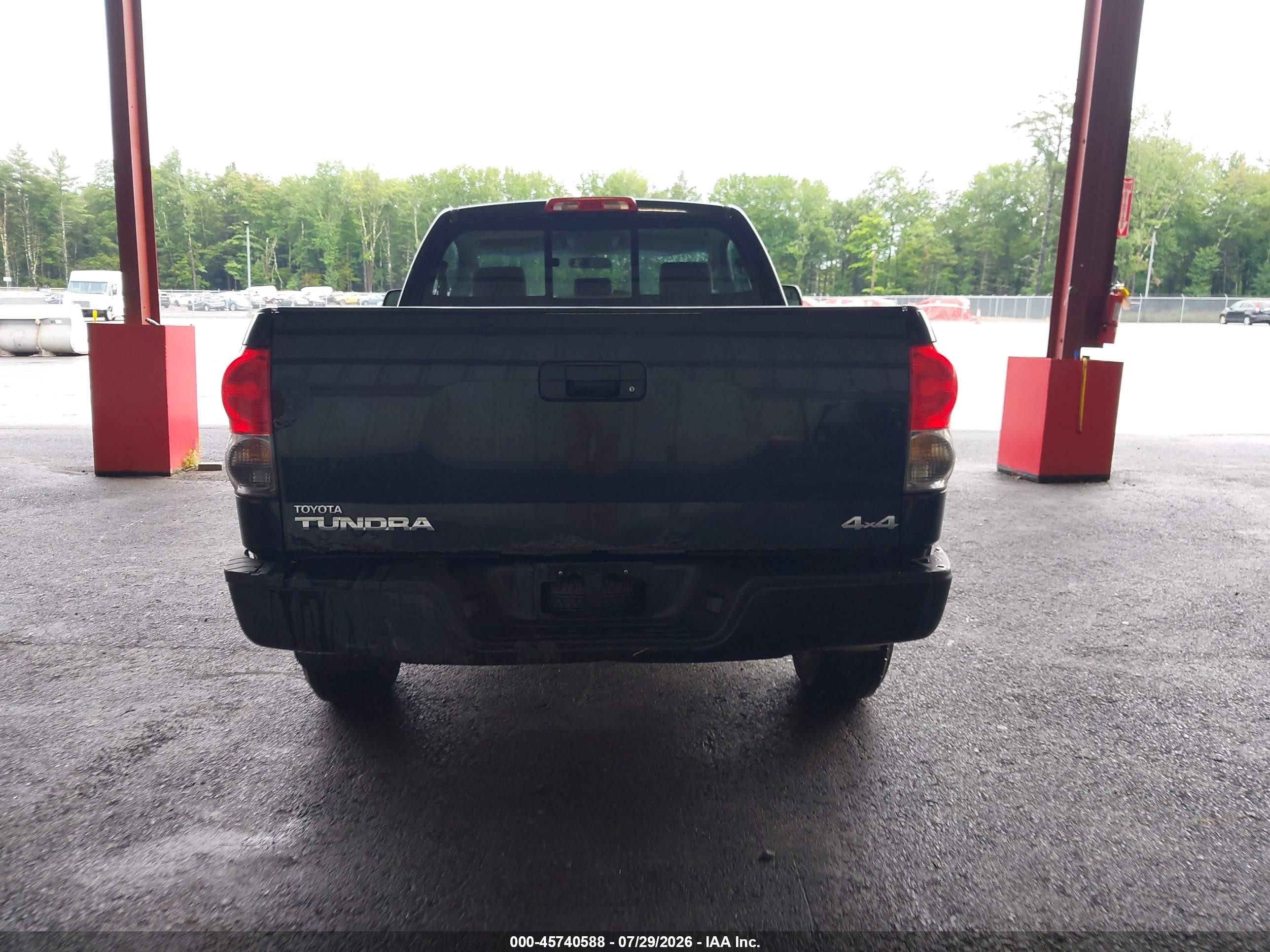 2008 Toyota Tundra Base 4.7l V8 Gray vin: 5TFKT52178X002348