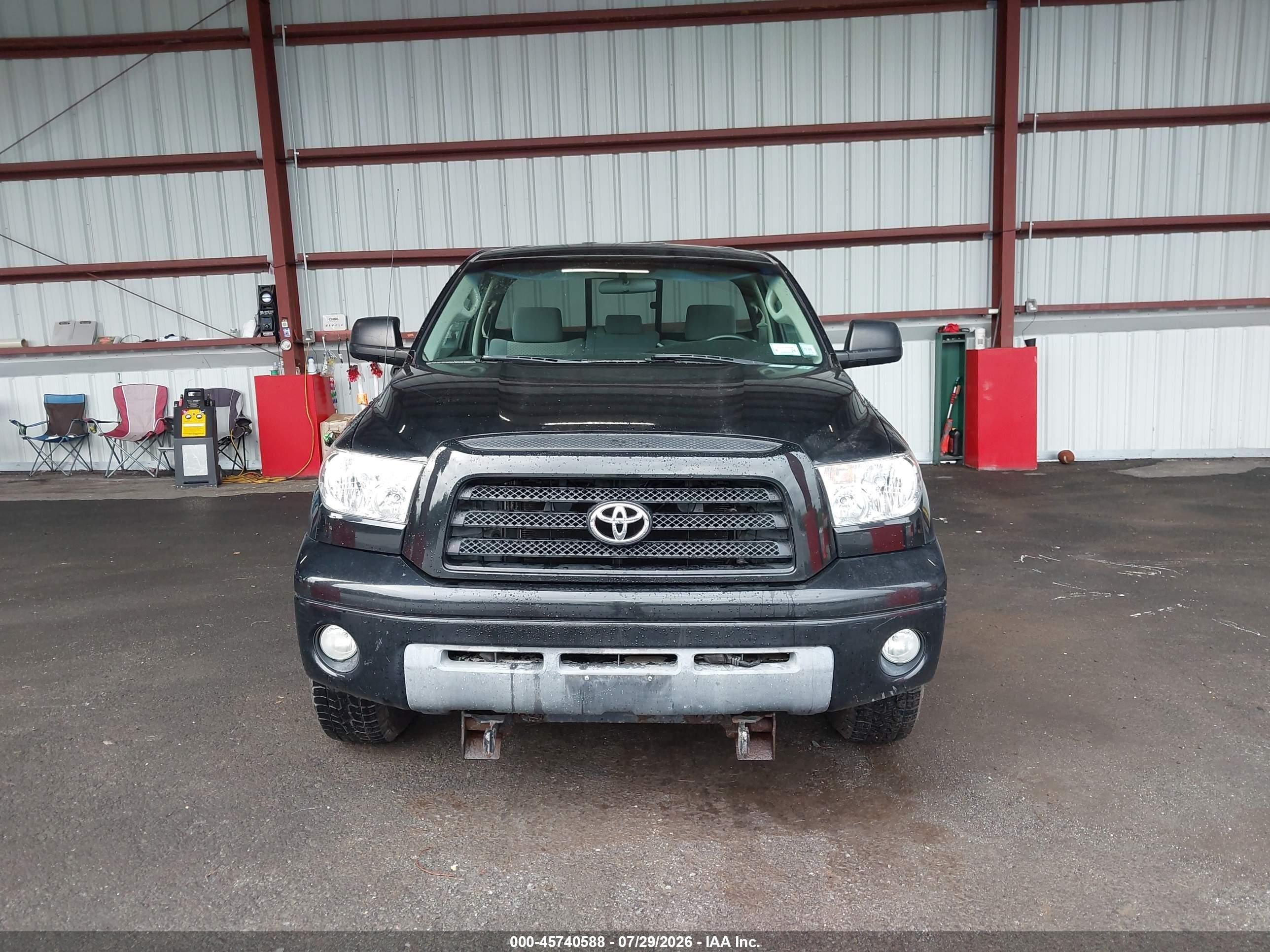 2008 Toyota Tundra Base 4.7l V8 Gray vin: 5TFKT52178X002348
