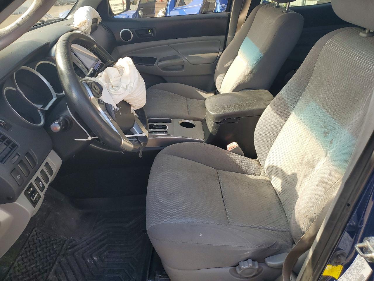 2014 Toyota Tacoma Double Cab Prerunner Long Bed Blue vin: 5TFKU4HN1EX004853