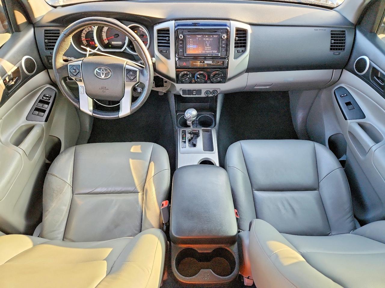2015 Toyota Tacoma Double Cab Prerunner Long Bed Silver vin: 5TFKU4HN1FX006491