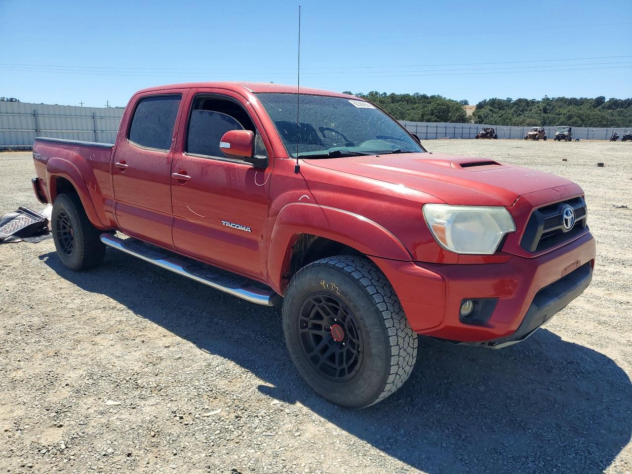 2015 Toyota Tacoma Double Cab Prerunner Long Bed Red vin: 5TFKU4HN2FX006418