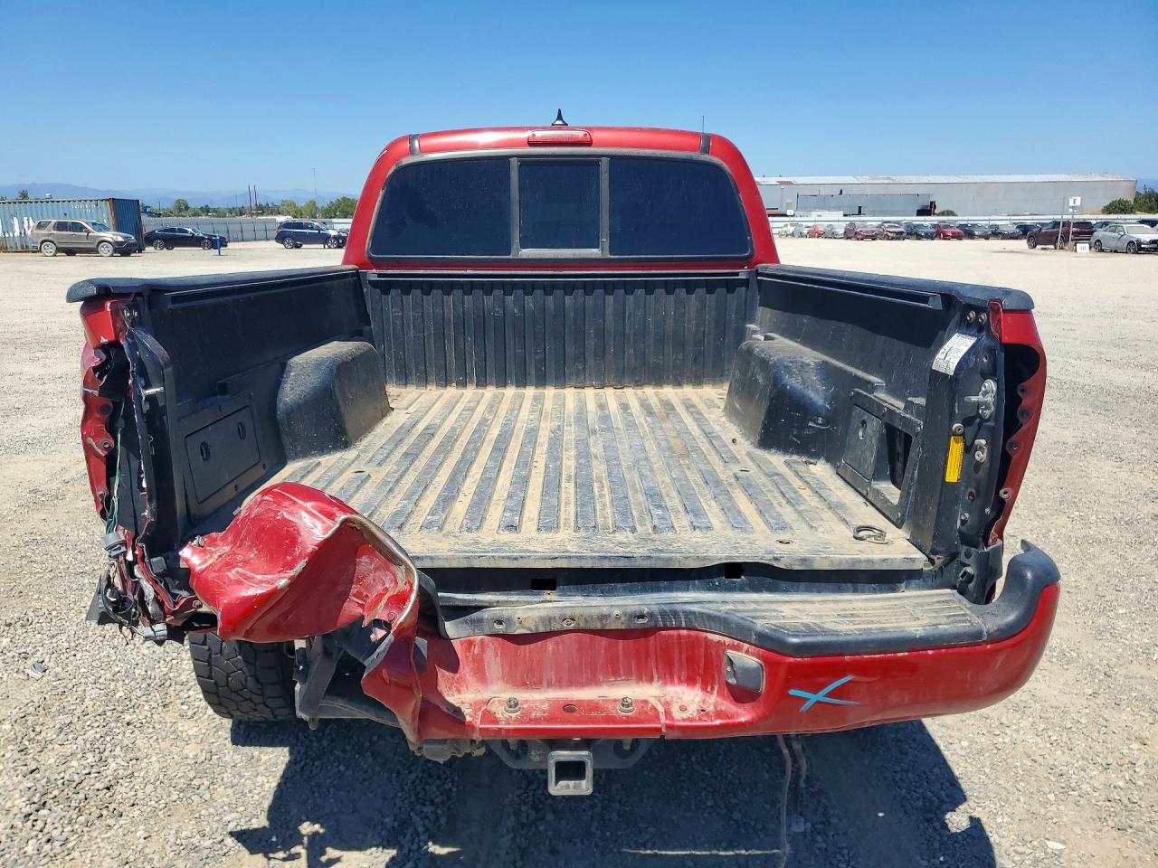 2015 Toyota Tacoma Double Cab Prerunner Long Bed Red vin: 5TFKU4HN2FX006418