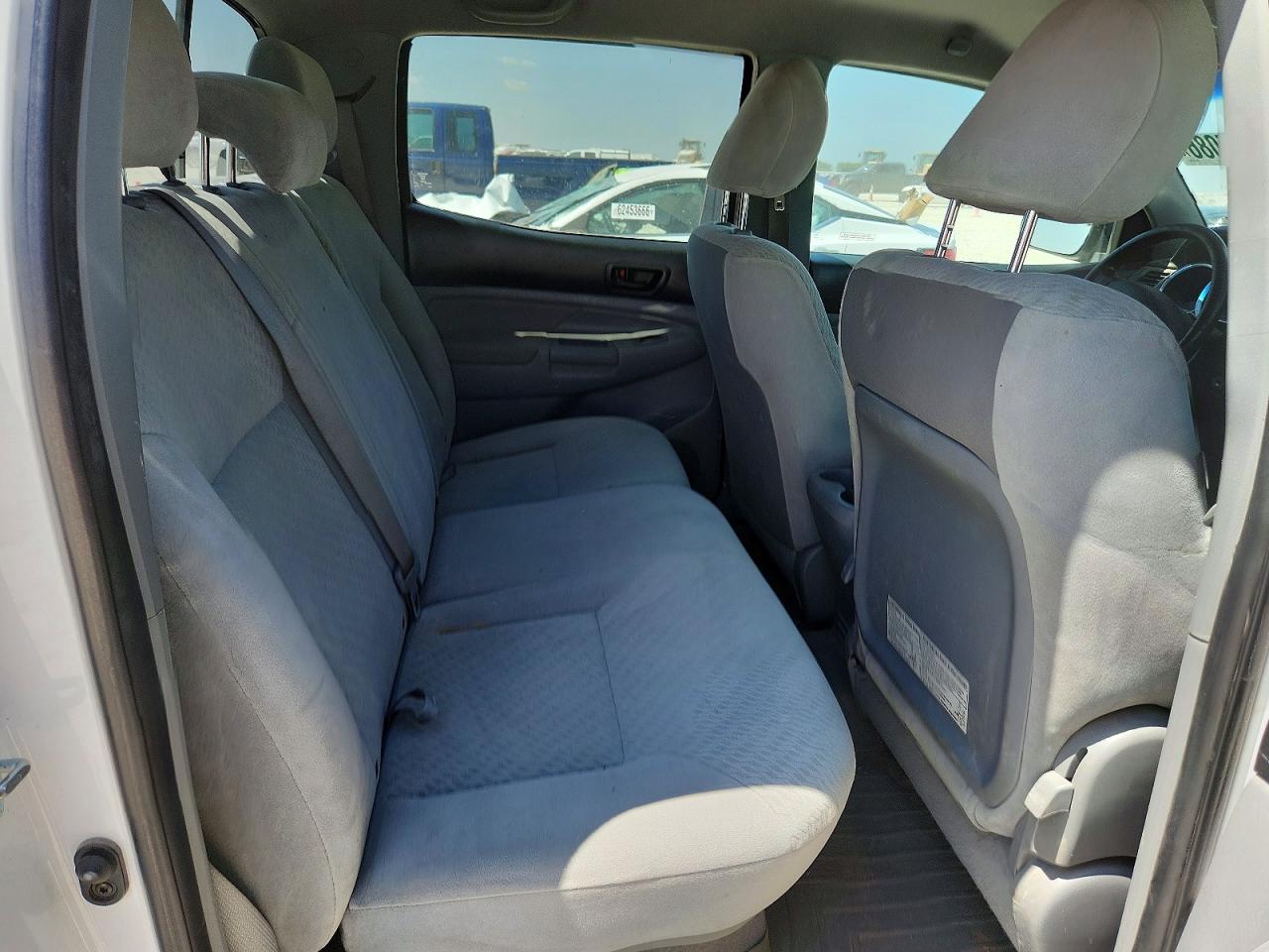 2011 Toyota Tacoma Double Cab Prerunner Long Bed White vin: 5TFKU4HN3BX001206