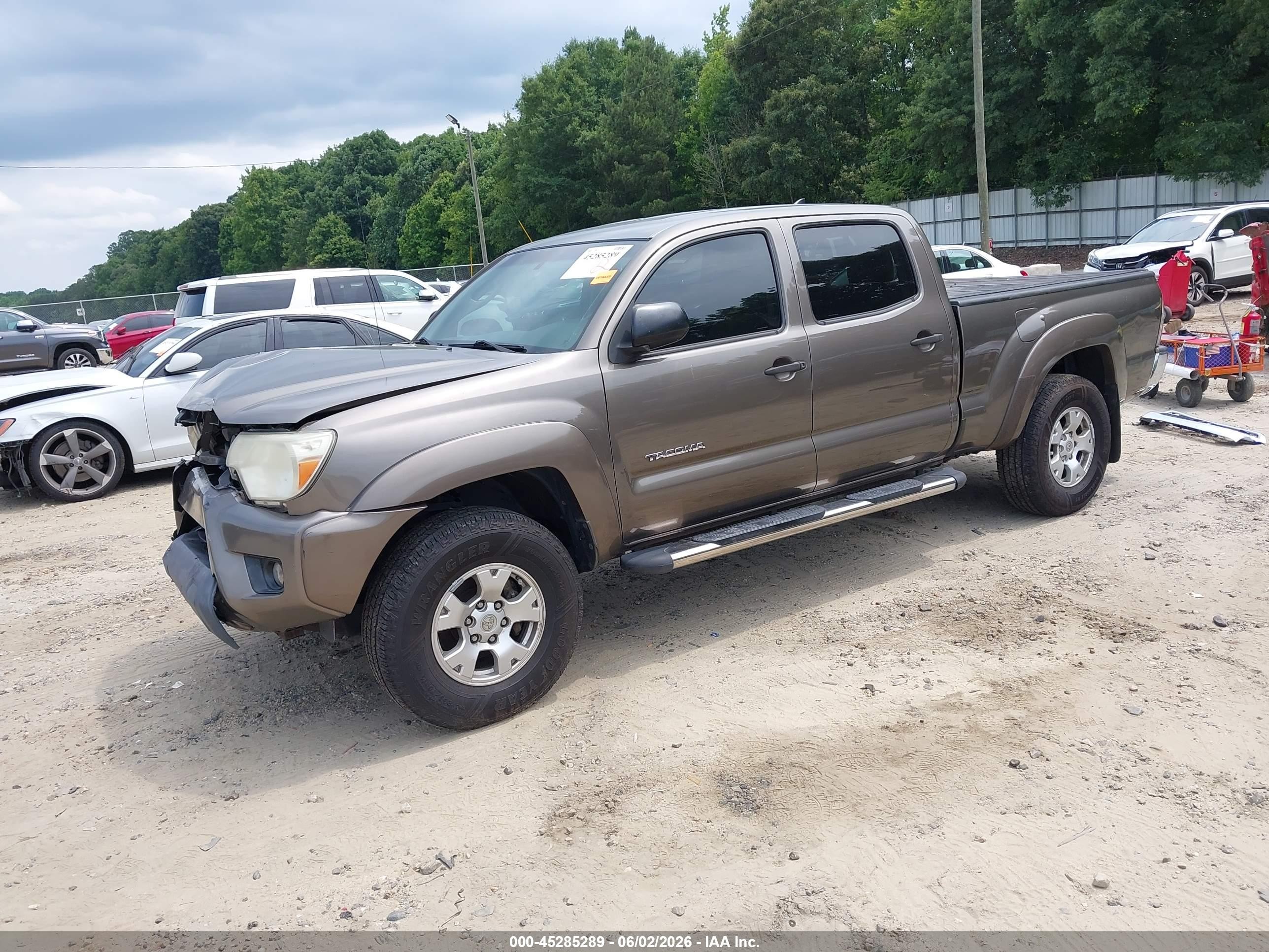 2012 Toyota Tacoma Prerunner V6 Brown vin: 5TFKU4HN6CX002089