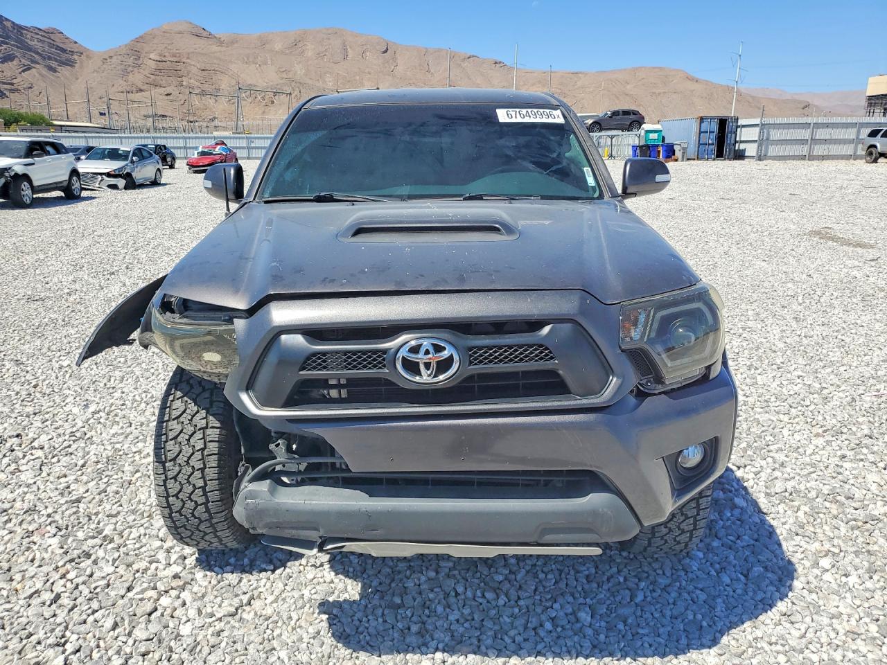 2015 Toyota Tacoma Double Cab Prerunner Long Bed Gray vin: 5TFKU4HN6FX006289