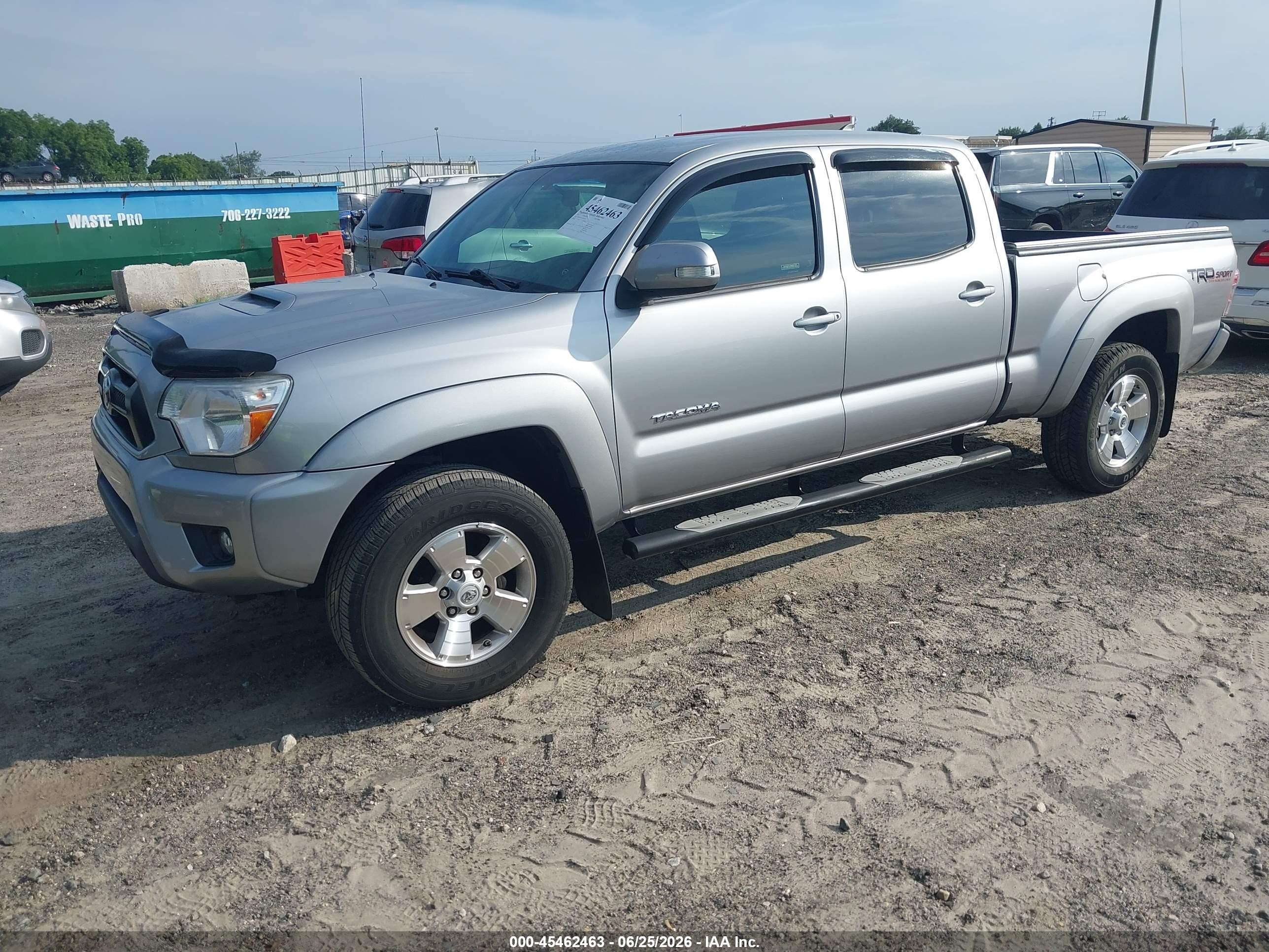 2015 Toyota Tacoma Prerunner V6 Gray vin: 5TFKU4HN7FX007239
