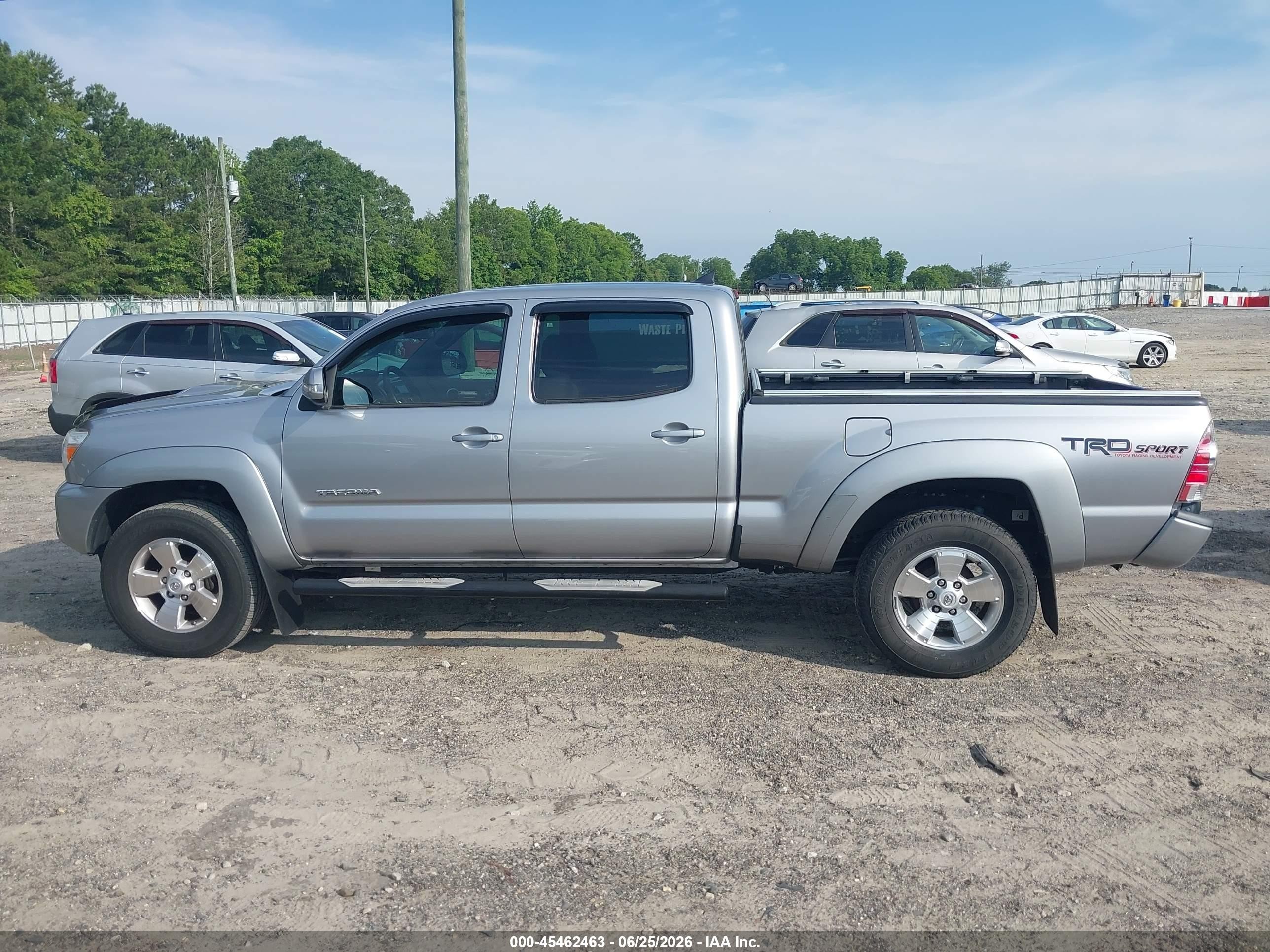 2015 Toyota Tacoma Prerunner V6 Gray vin: 5TFKU4HN7FX007239