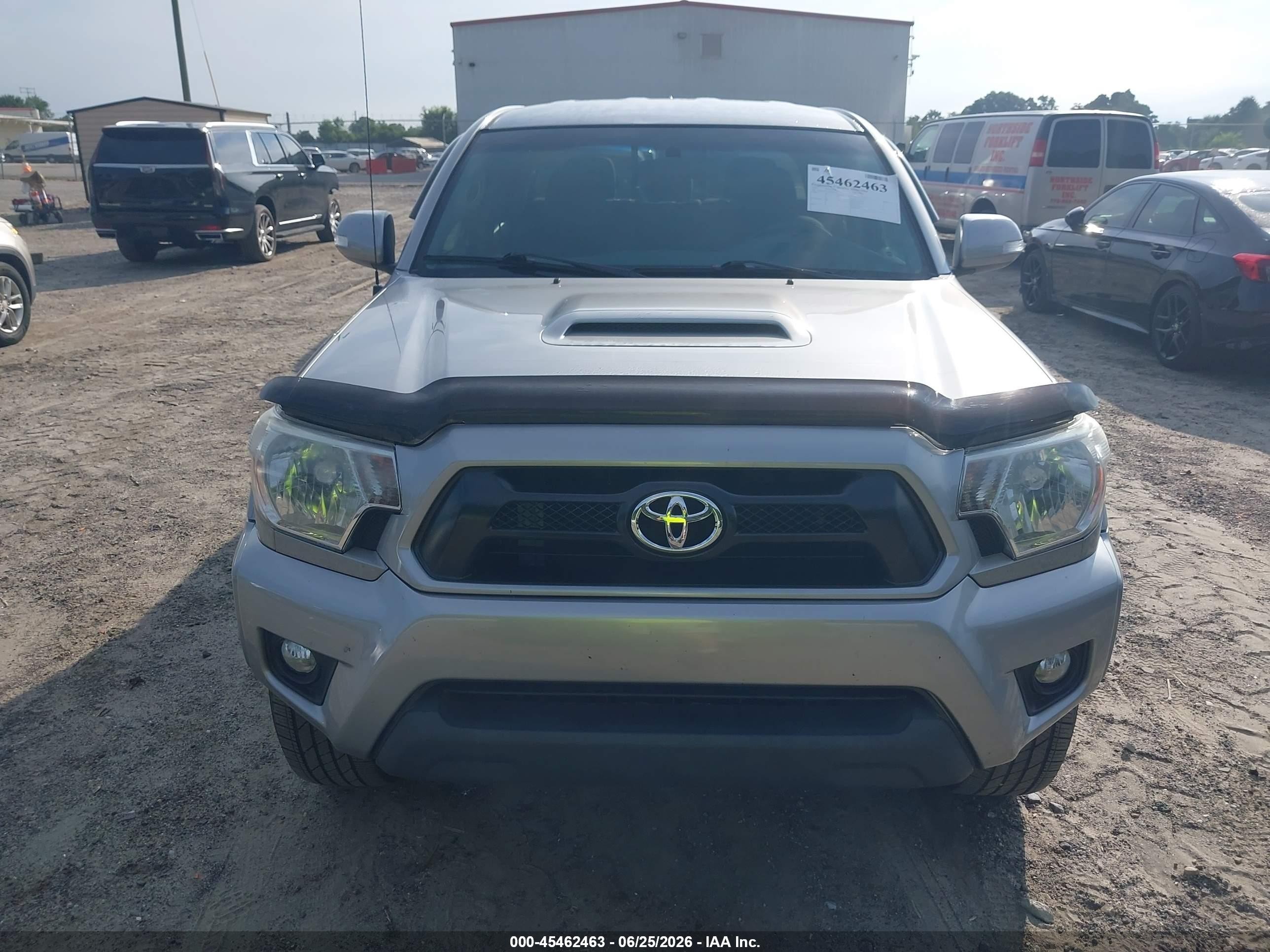 2015 Toyota Tacoma Prerunner V6 Gray vin: 5TFKU4HN7FX007239