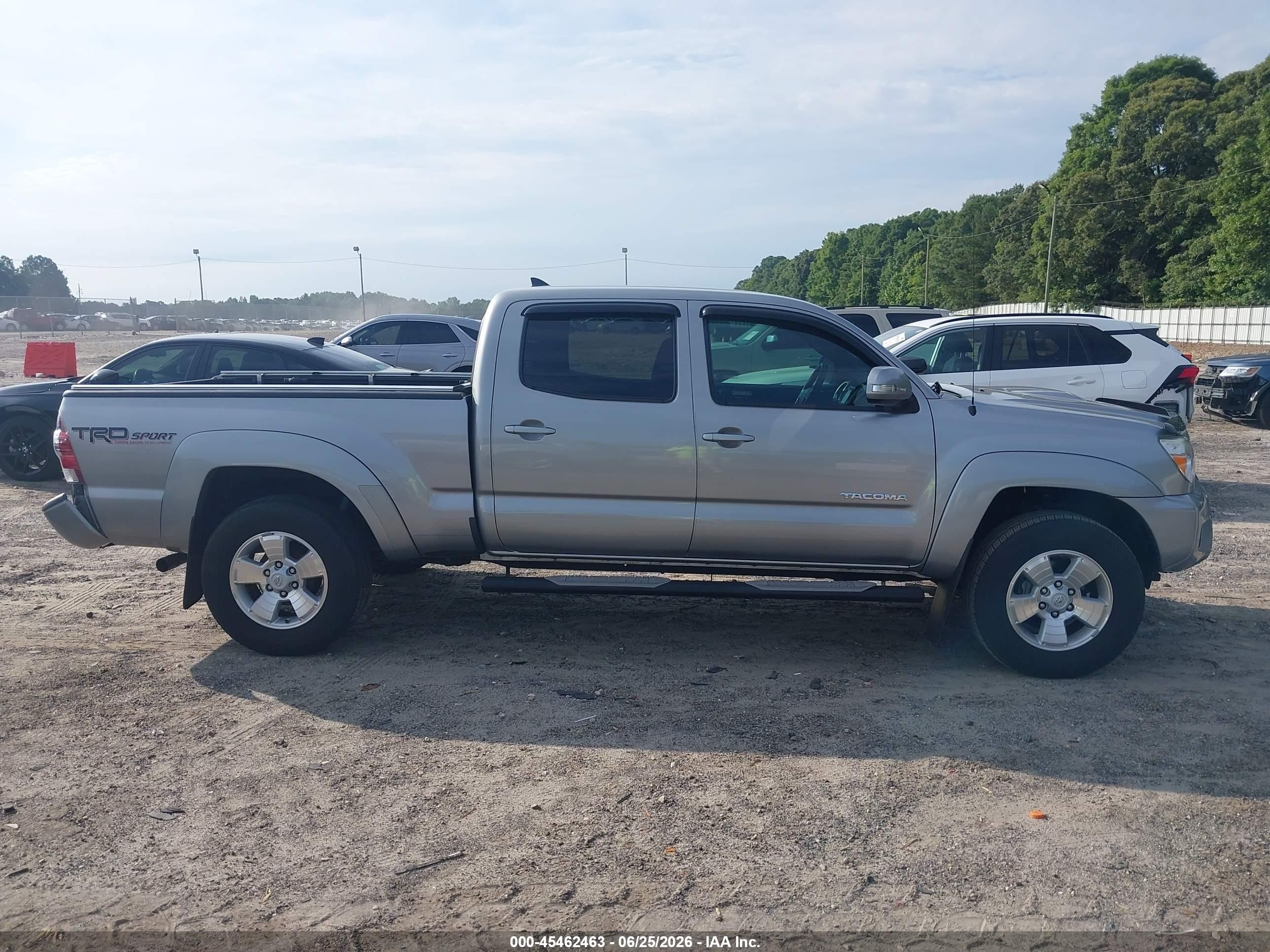 2015 Toyota Tacoma Prerunner V6 Gray vin: 5TFKU4HN7FX007239