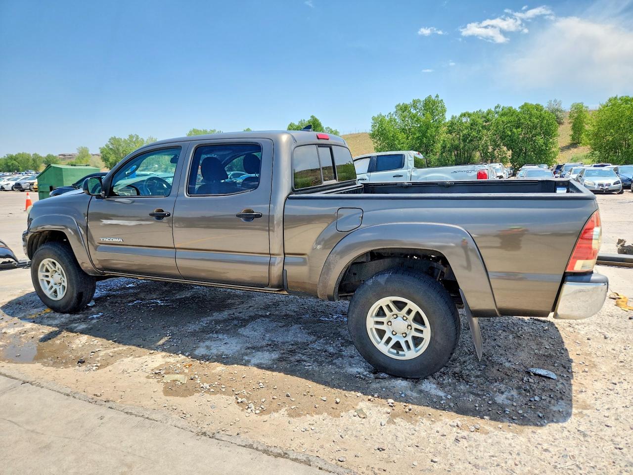 2015 Toyota Tacoma Double Cab Prerunner Long Bed Желто-коричневый vin: 5TFKU4HN8FX007220