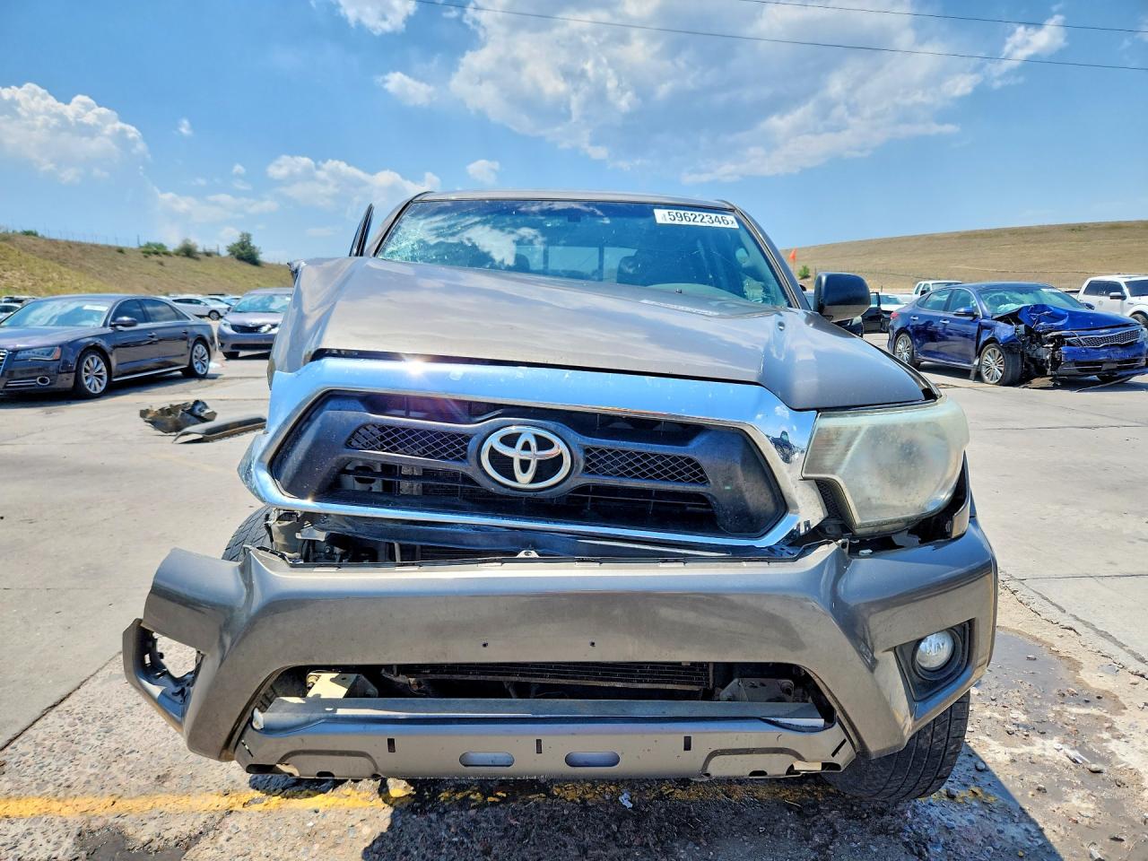 2015 Toyota Tacoma Double Cab Prerunner Long Bed Желто-коричневый vin: 5TFKU4HN8FX007220