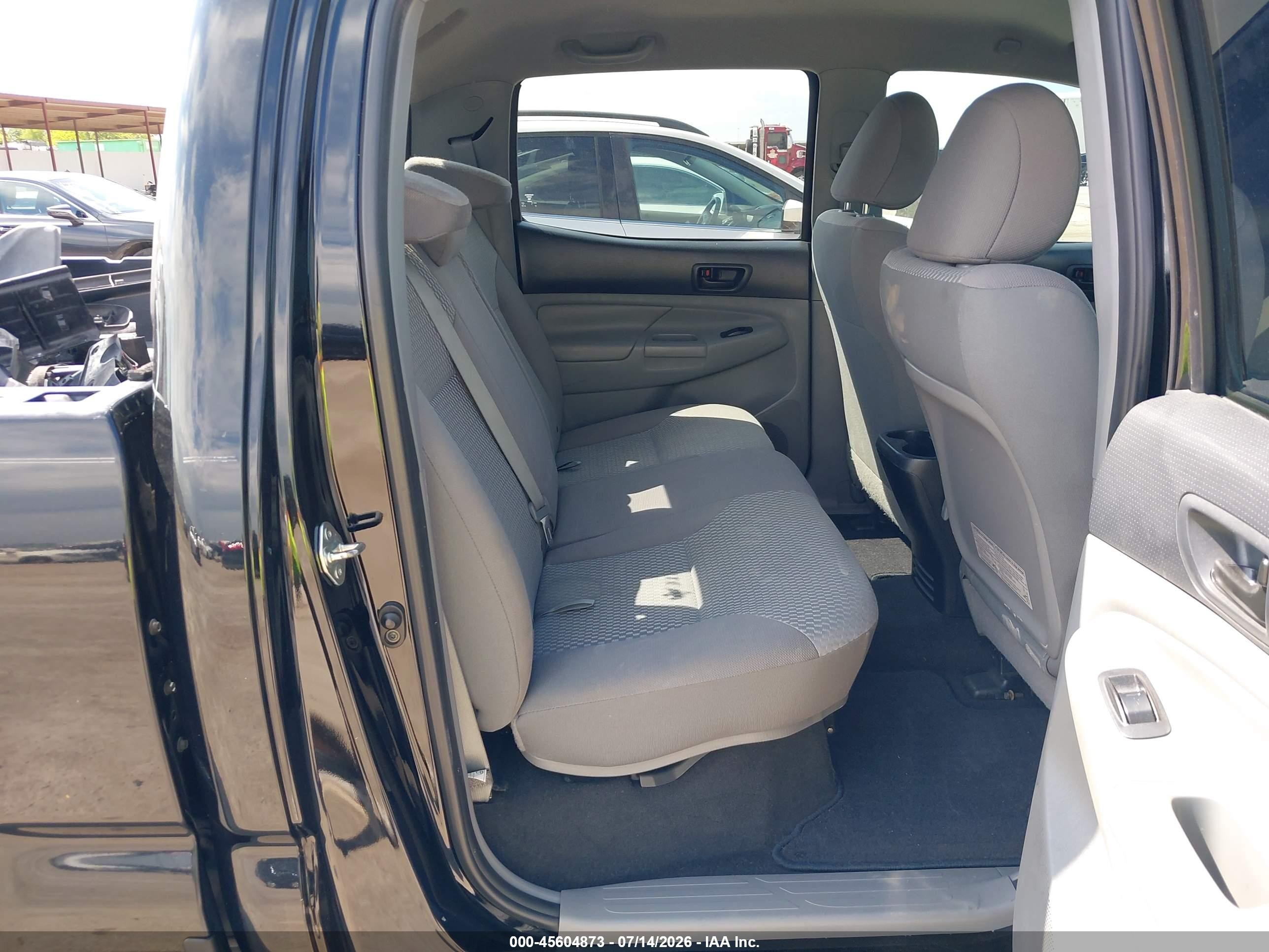 2015 Toyota Tacoma Prerunner V6 Black vin: 5TFKU4HN9FX007341