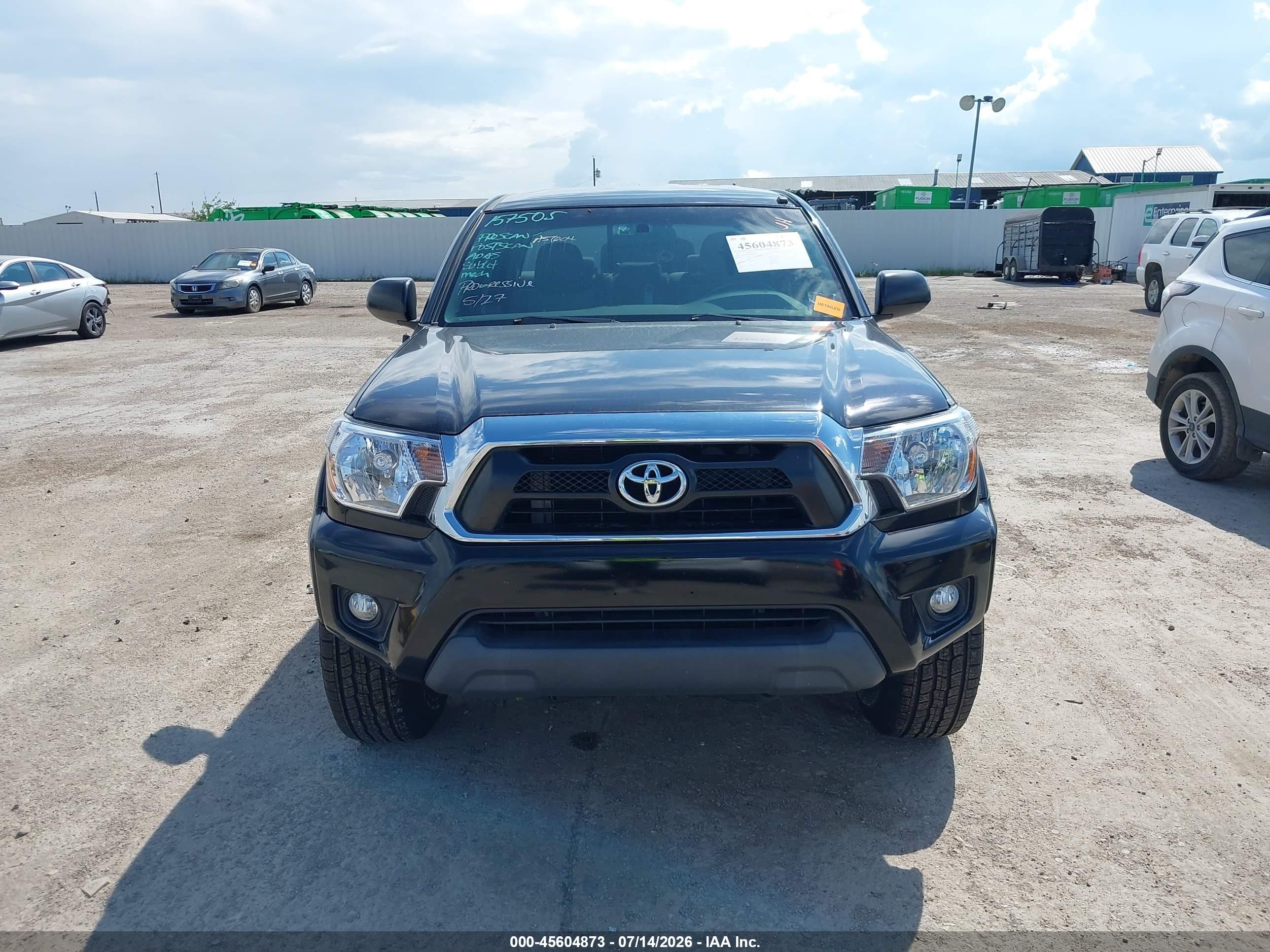 2015 Toyota Tacoma Prerunner V6 Black vin: 5TFKU4HN9FX007341