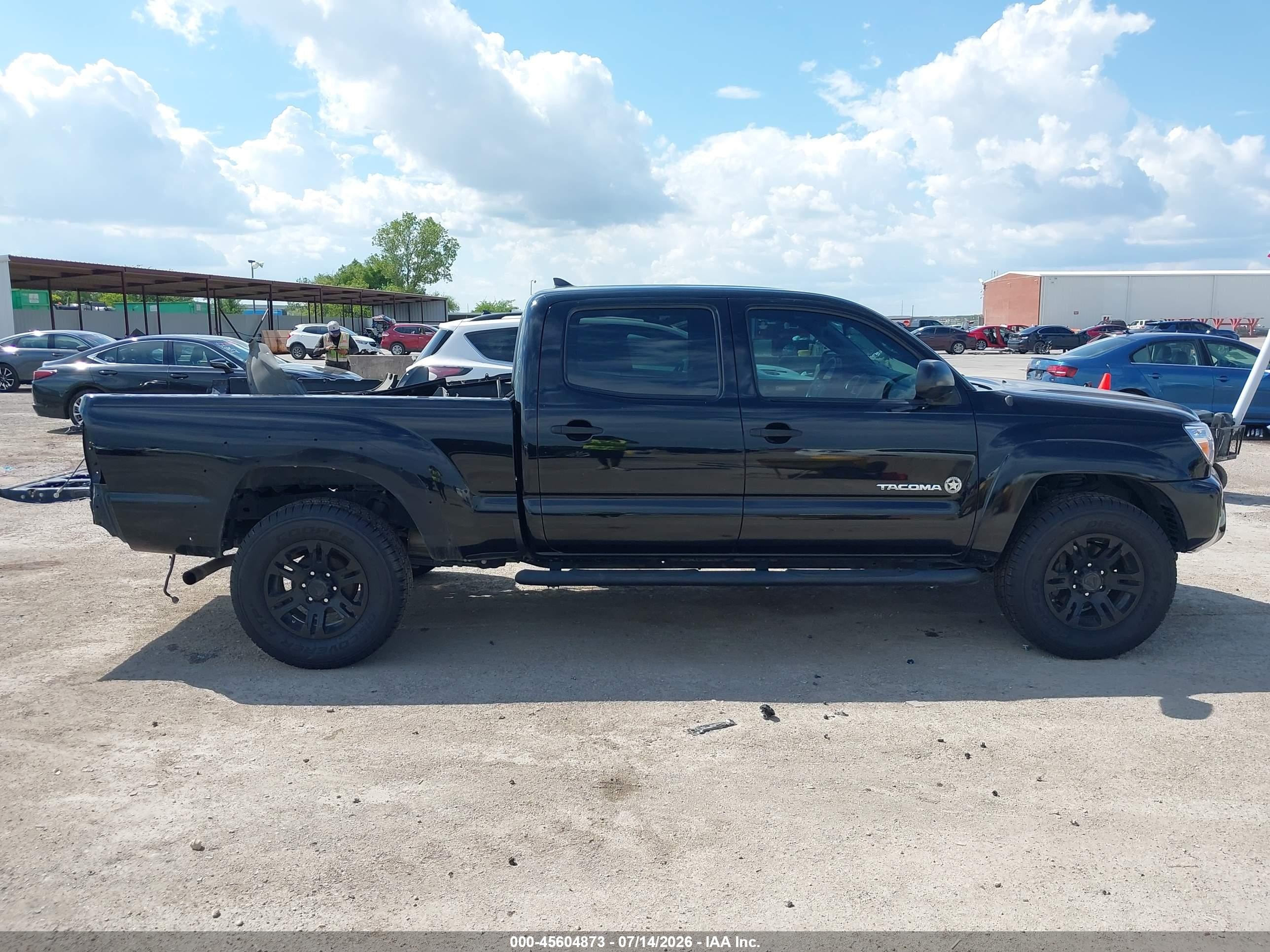 2015 Toyota Tacoma Prerunner V6 Black vin: 5TFKU4HN9FX007341