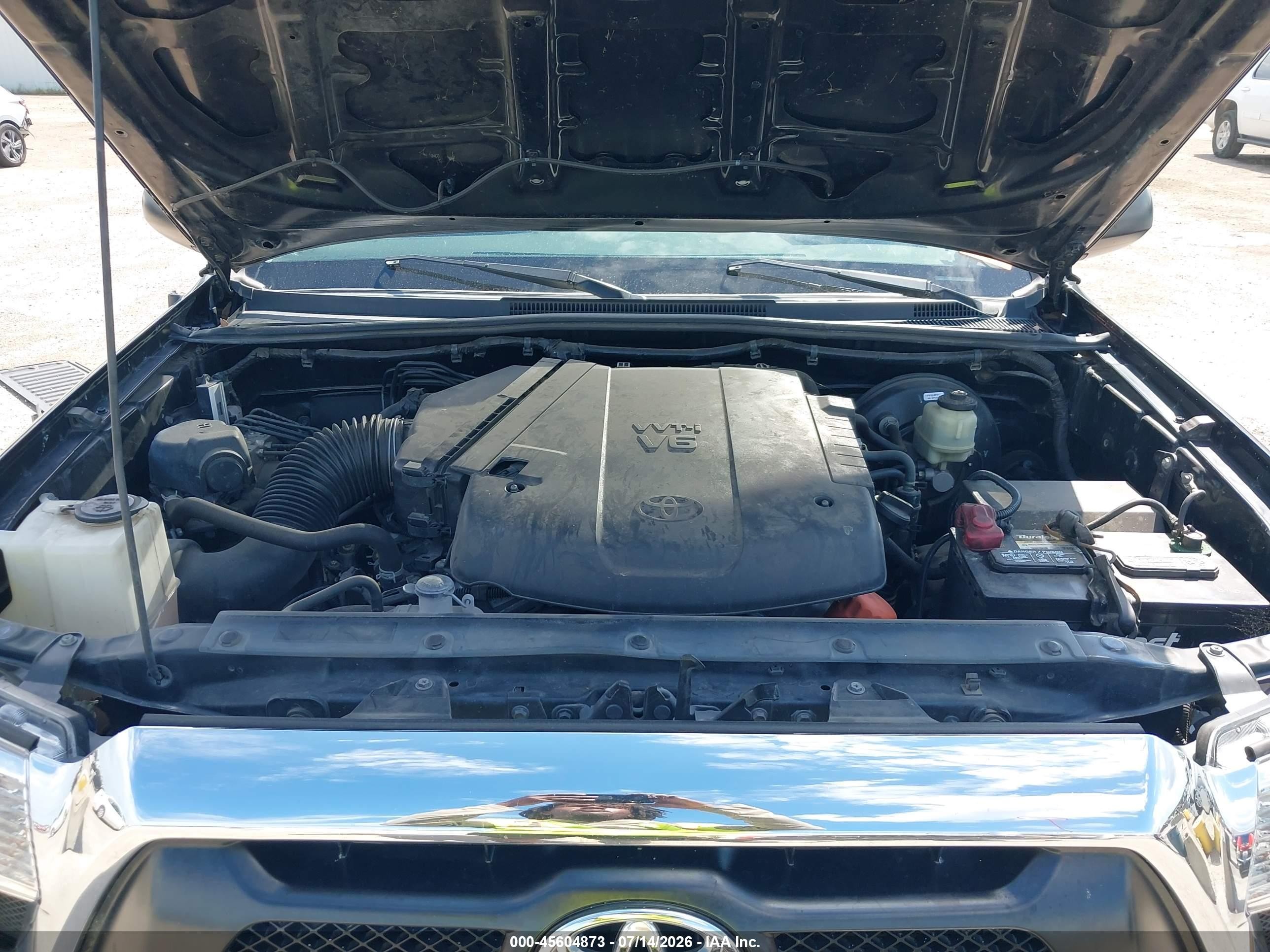 2015 Toyota Tacoma Prerunner V6 Black vin: 5TFKU4HN9FX007341