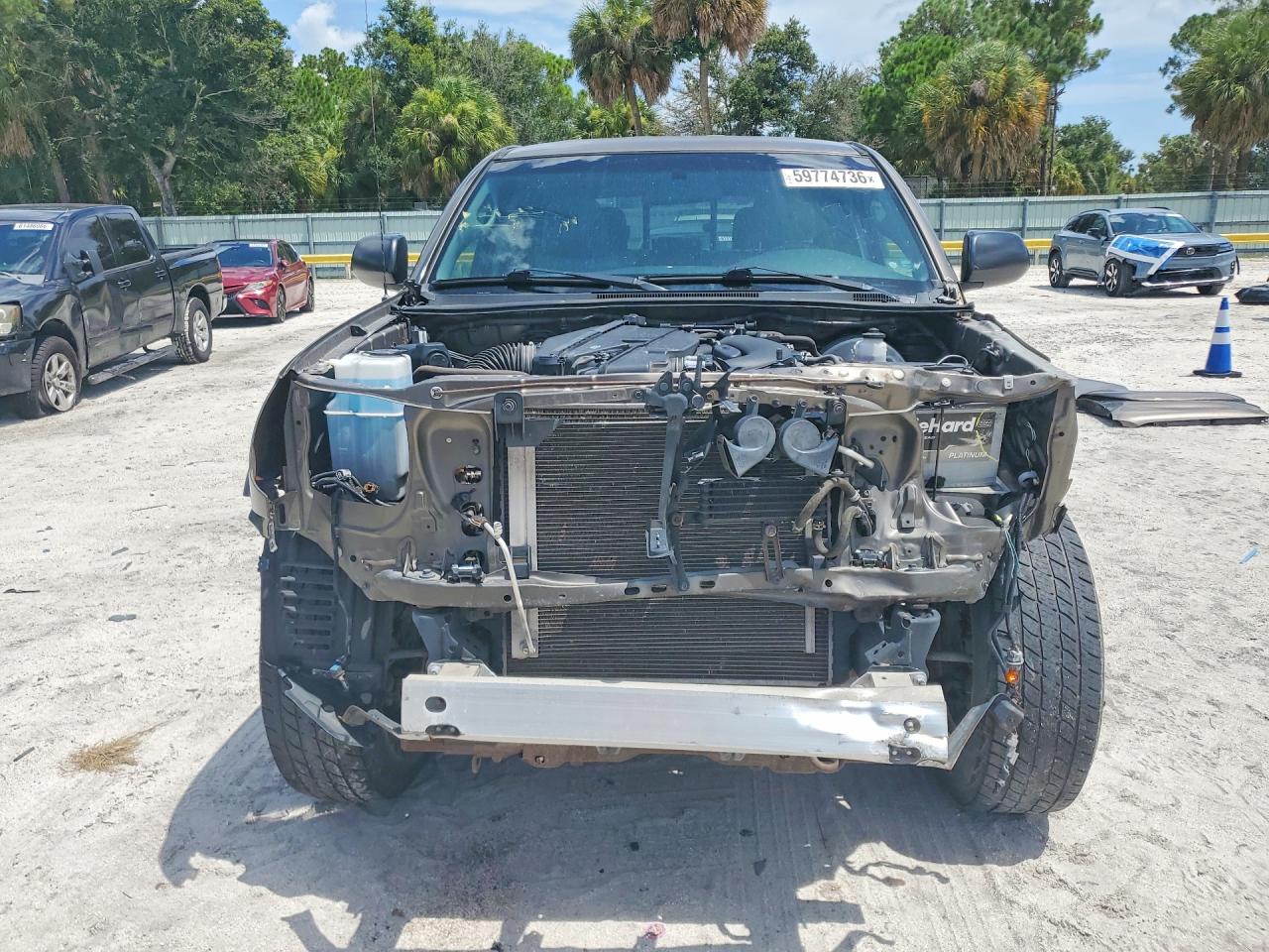 2014 Toyota Tacoma Double Cab Prerunner Long Bed Brown vin: 5TFKU4HNXEX005337